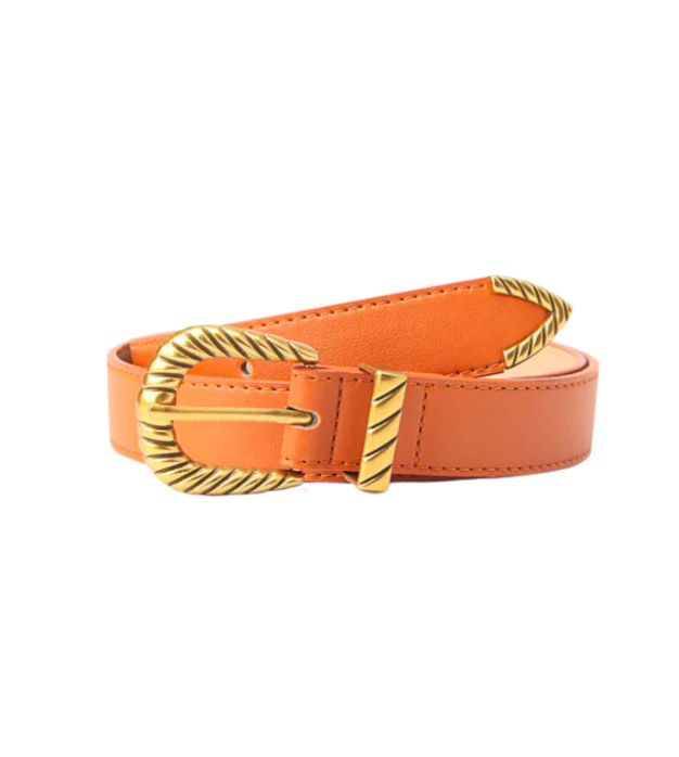 Rippled Buckle Belt - more colors-Belts-Accessory Concierge-Accessories-Saddle-The Twisted Chandelier