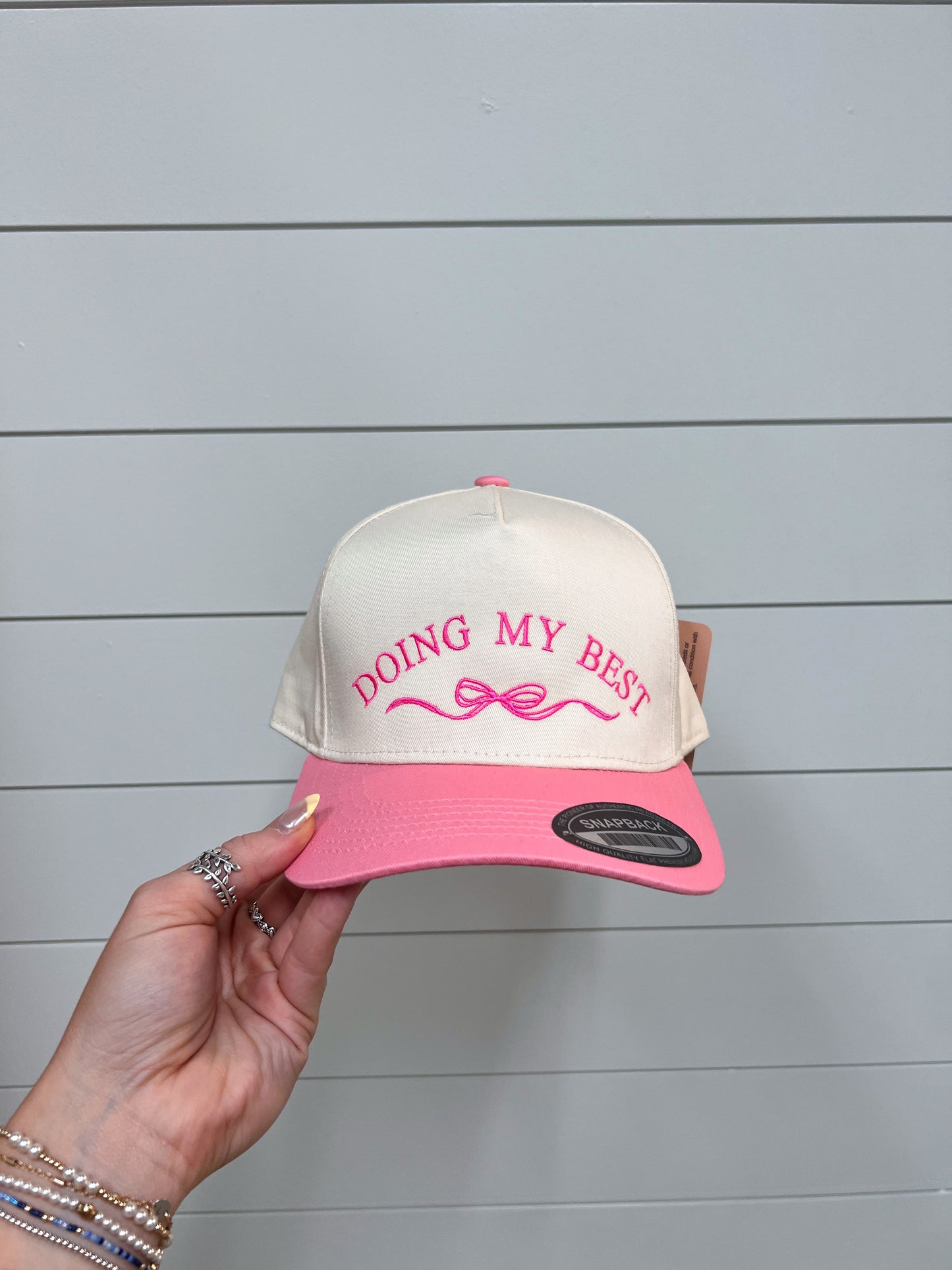 Doing my Best Embroidered Hat-Southern N Savvy-The Twisted Chandelier