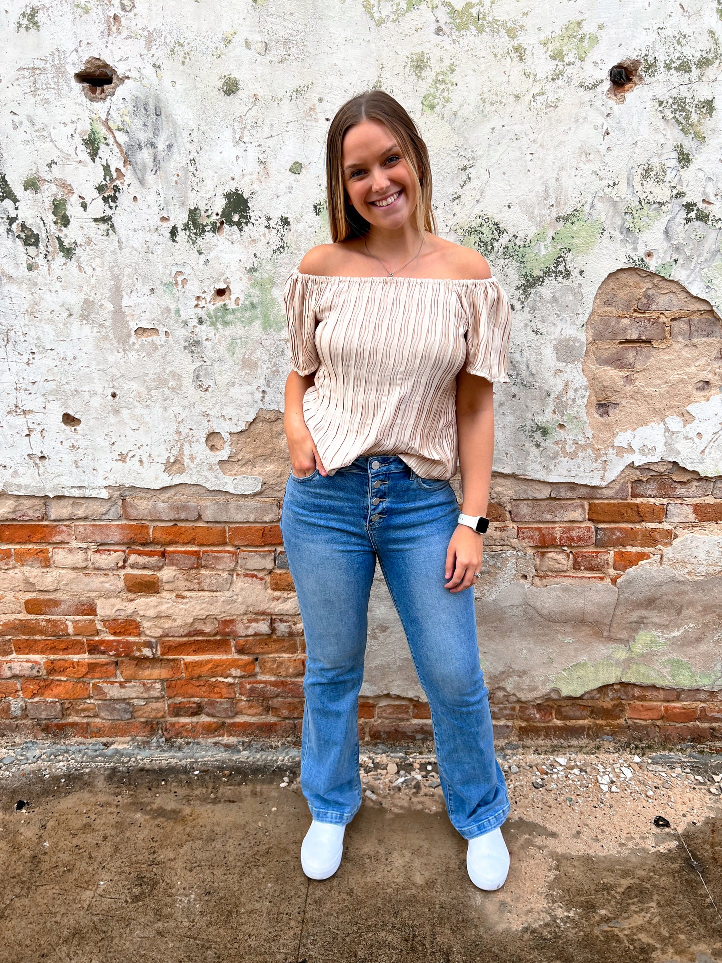 Alaia High Rise Button Down Boot Cut Jeans-Jeans-Risen Jeans-bottoms,Max Retail,rdp5521,western & concert-The Twisted Chandelier