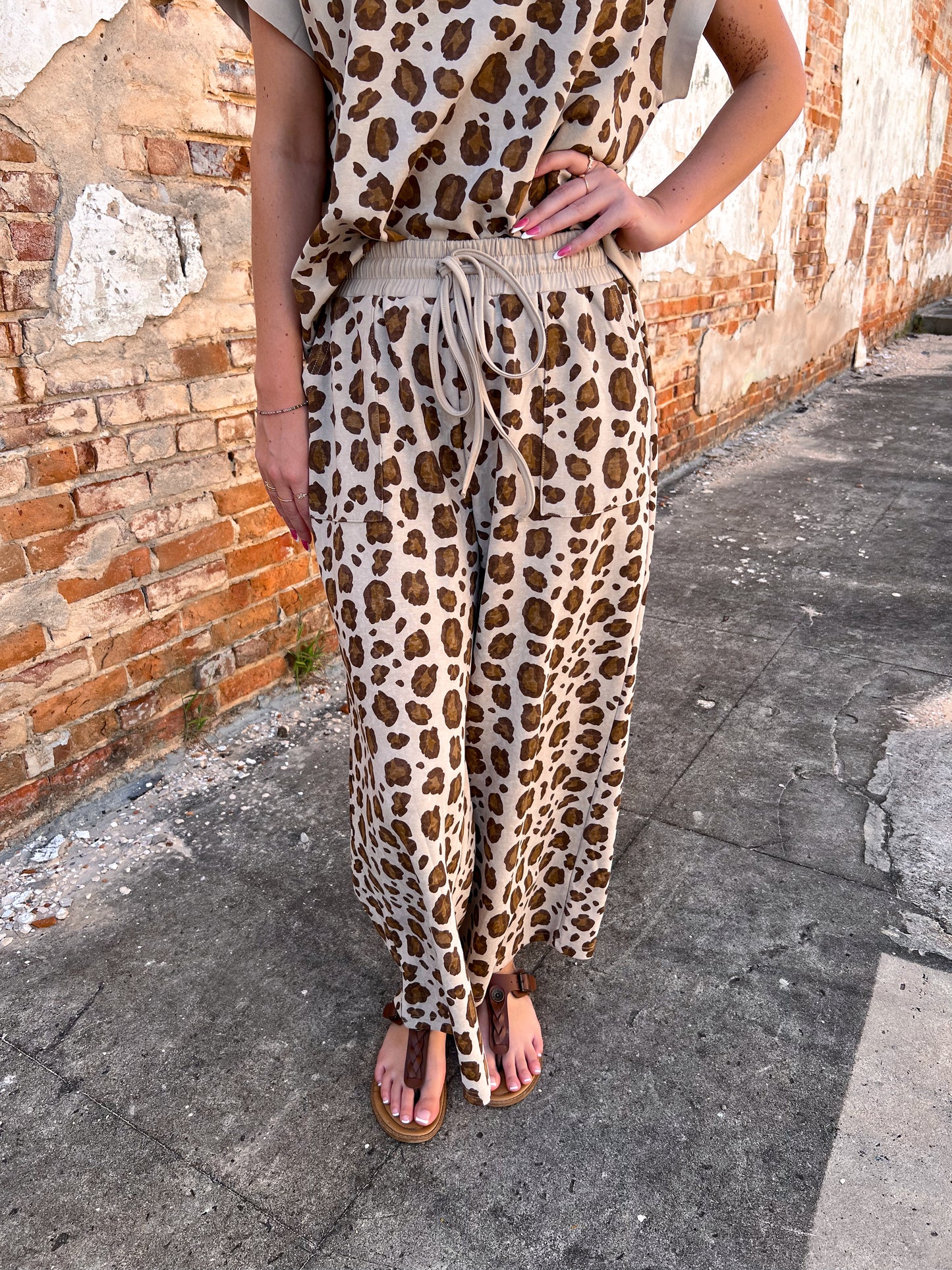 Gia Leopard Print Scuba Pants-Sewn and Seen-Bin d5,bottoms,CR 07/12/25,FD 07/22/25-The Twisted Chandelier