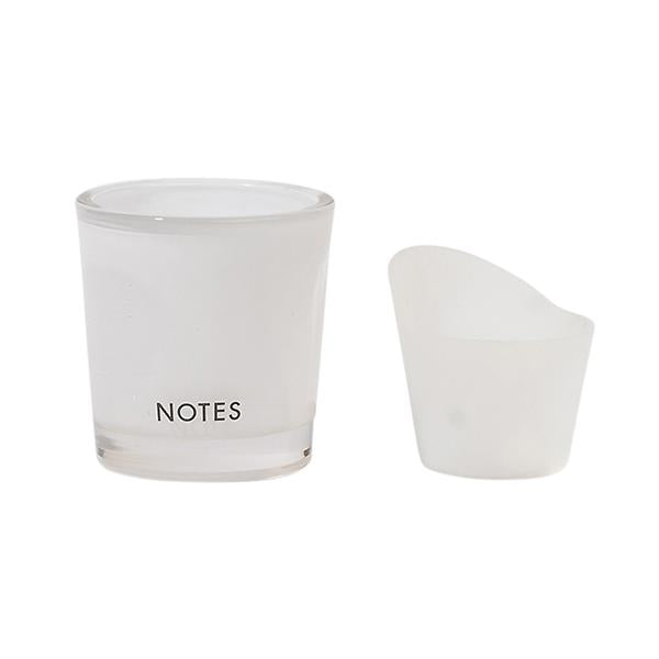 NOTES® Starter Glass and Silicone Cleanout Insert-Candles-Notes Candles--The Twisted Chandelier