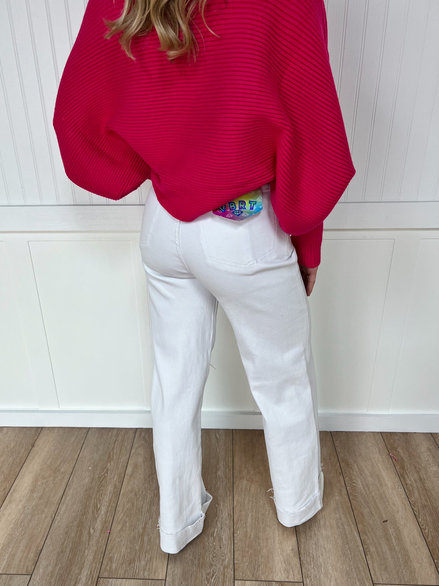 Renn Folded Hem Wide Leg Jeans-Wide Leg Jeans-Vibrant M.i.U-08/28/25,bottoms,FD 03/04/25,OGP 72.95-The Twisted Chandelier