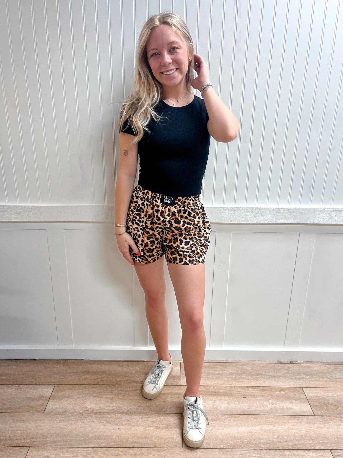 Aspen Leopard Boxer Shorts-Girlie Girl Originals-bottoms,FD 03/12/26-The Twisted Chandelier