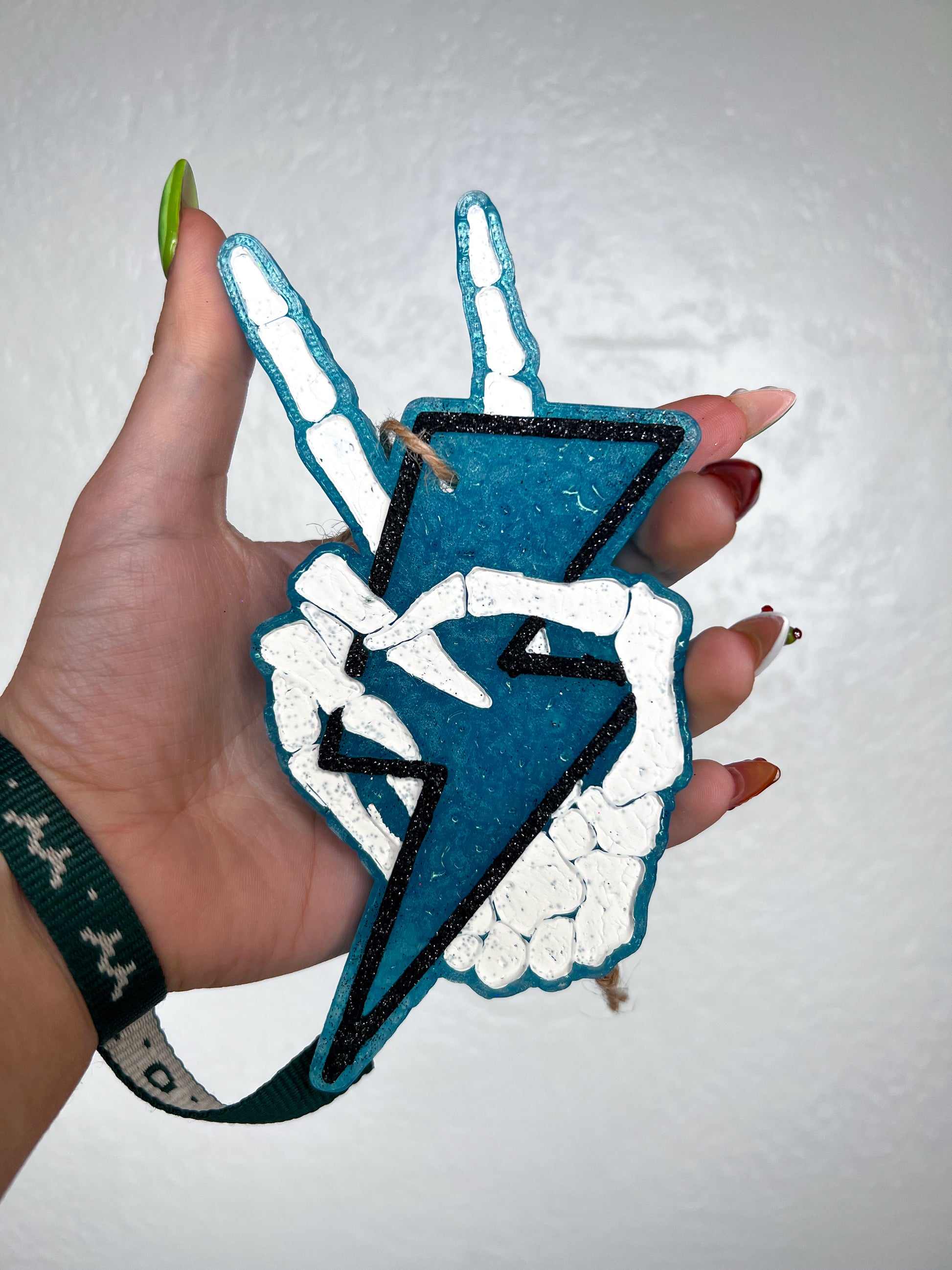 Skeleton Lightning Bolt Car Freshie-Southern Creek Wholesale-Birthday cake-The Twisted Chandelier