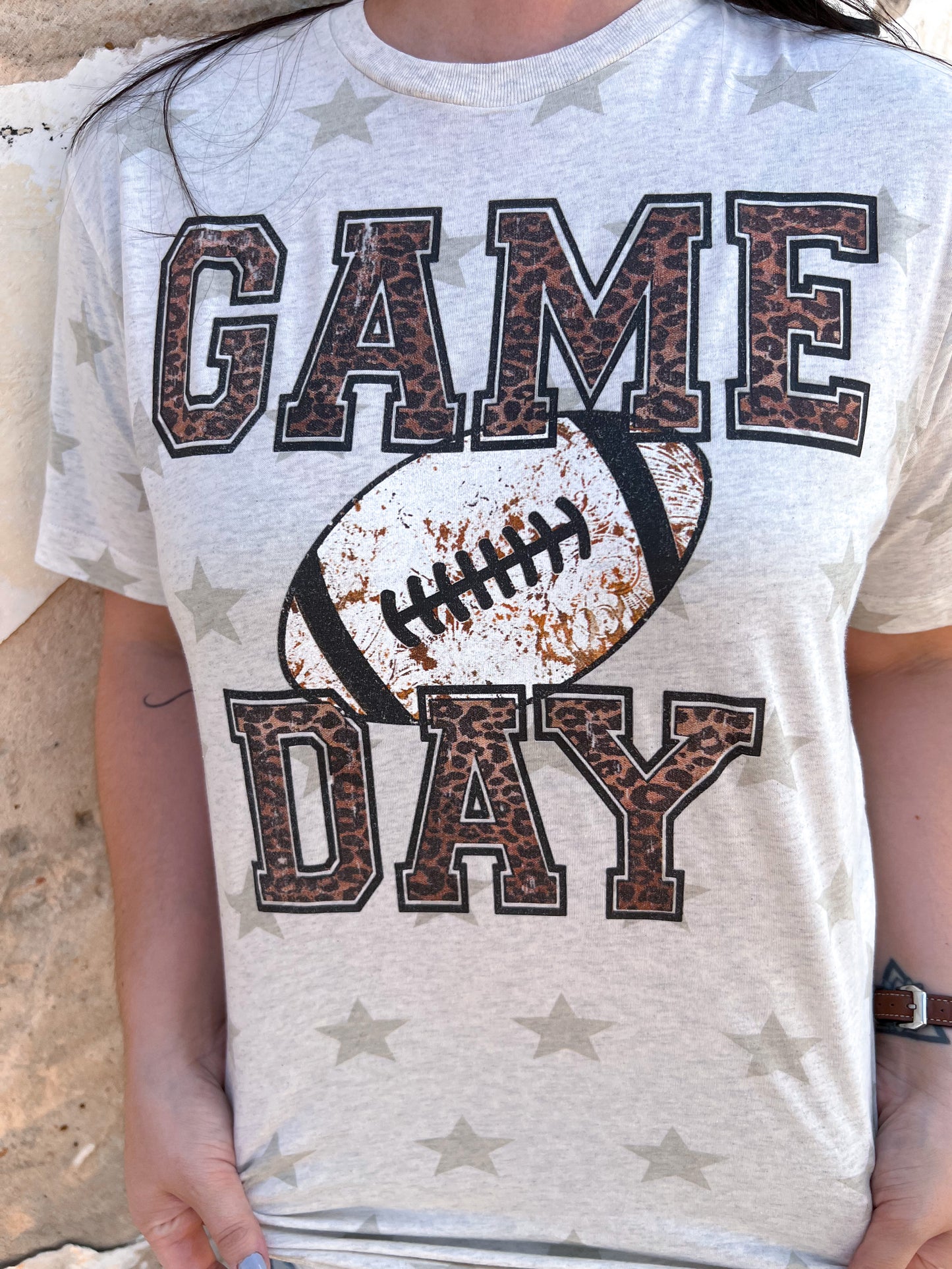 Game Day Oatmeal Star Tee Shirt-Shirt-p&pd-11/28/23 md, 2nd md-The Twisted Chandelier