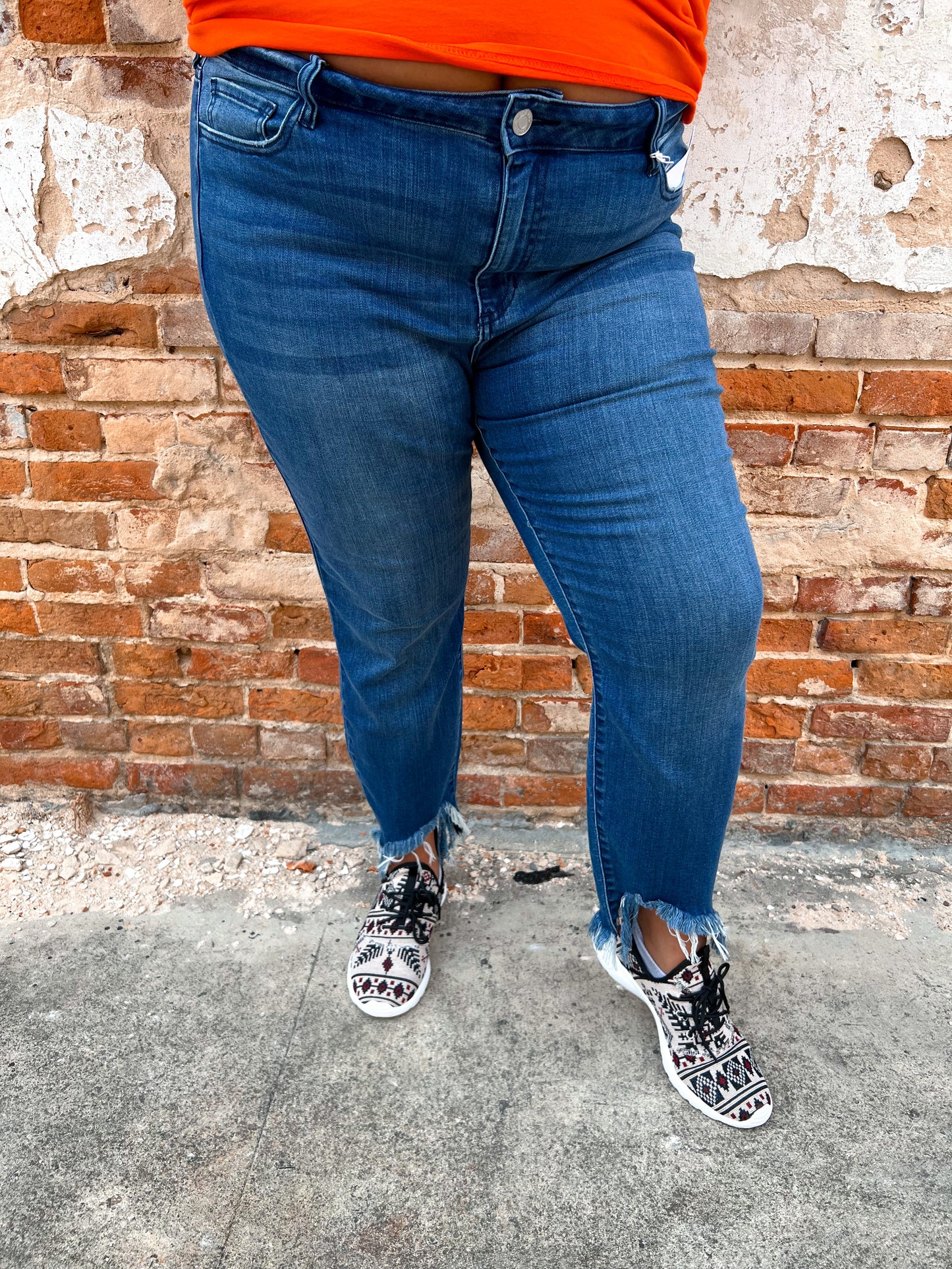 Ashley Mid Rise Cut Out Fray Hem Crop Cello Skinny Jeans - Plus-Skinny Jeans-Cello-05/15/24,1st md,bottoms,Max Retail-The Twisted Chandelier