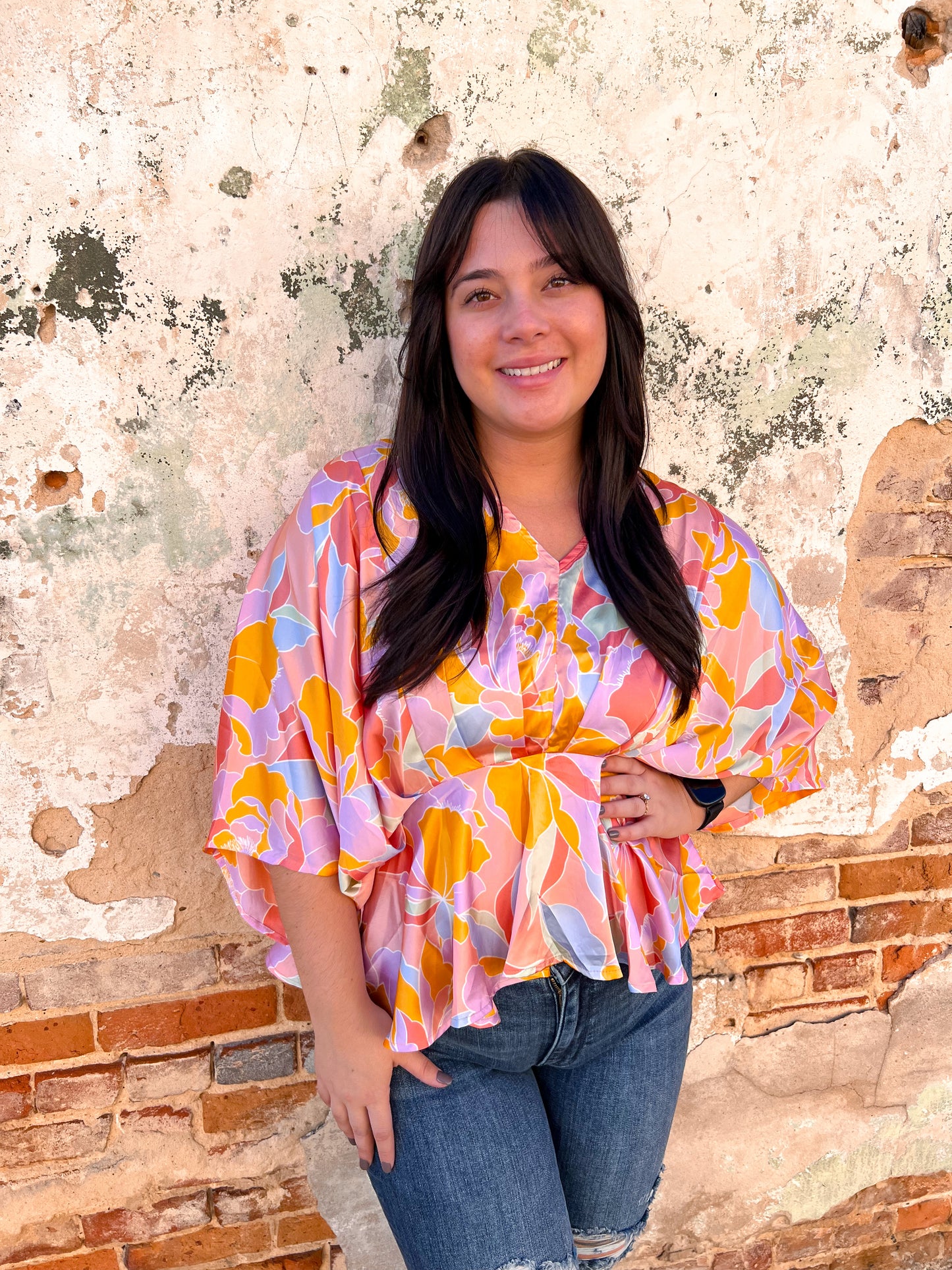 Jane Multi Color Blouse-BLOUSE TOP-Andree-16369-2, 1st md, 2nd md, FAVES, md 6/28, md 7/30-The Twisted Chandelier