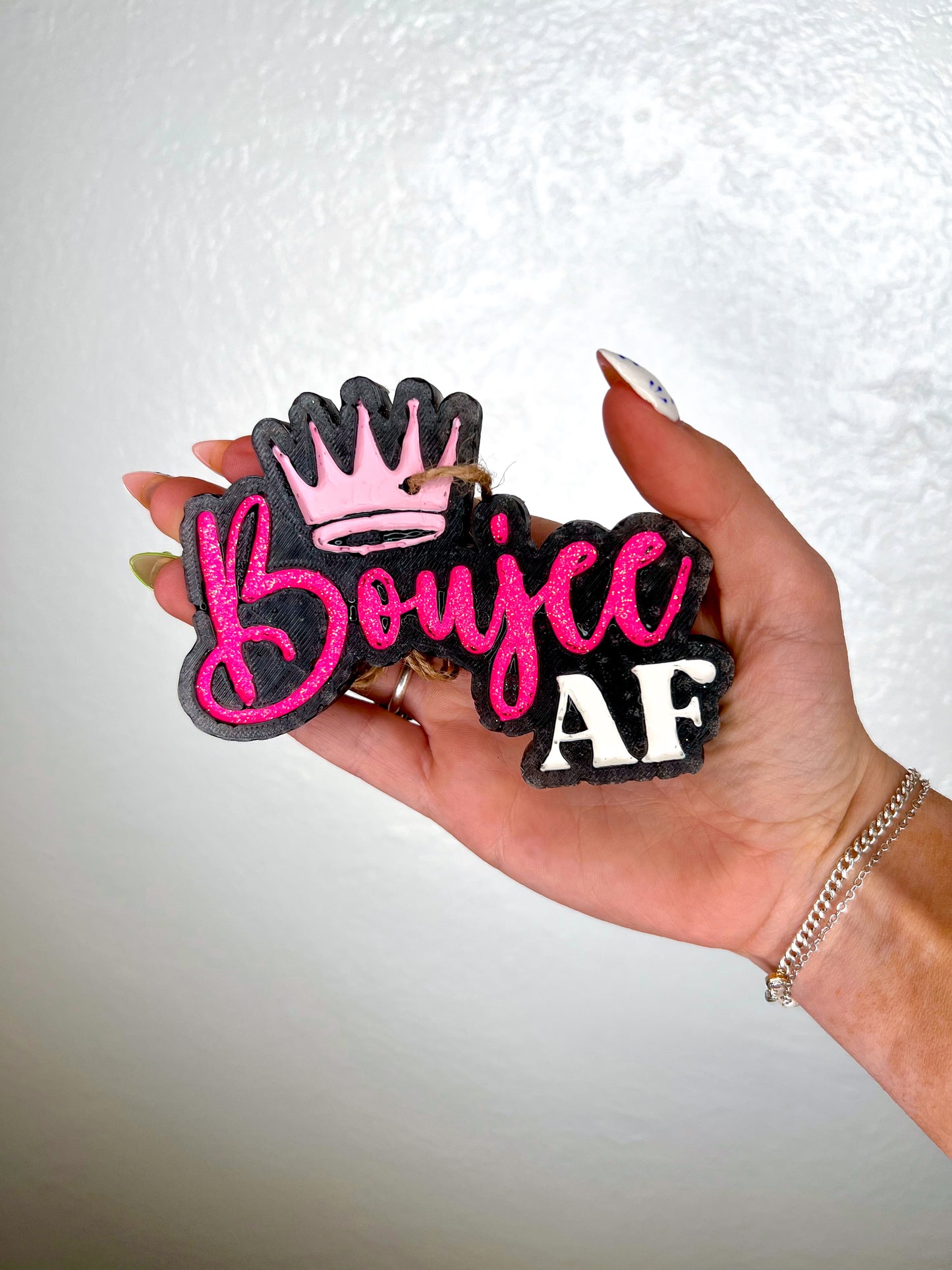 "Boujee AF" Car Freshie-Southern Creek Wholesale-Leather & Lace-The Twisted Chandelier