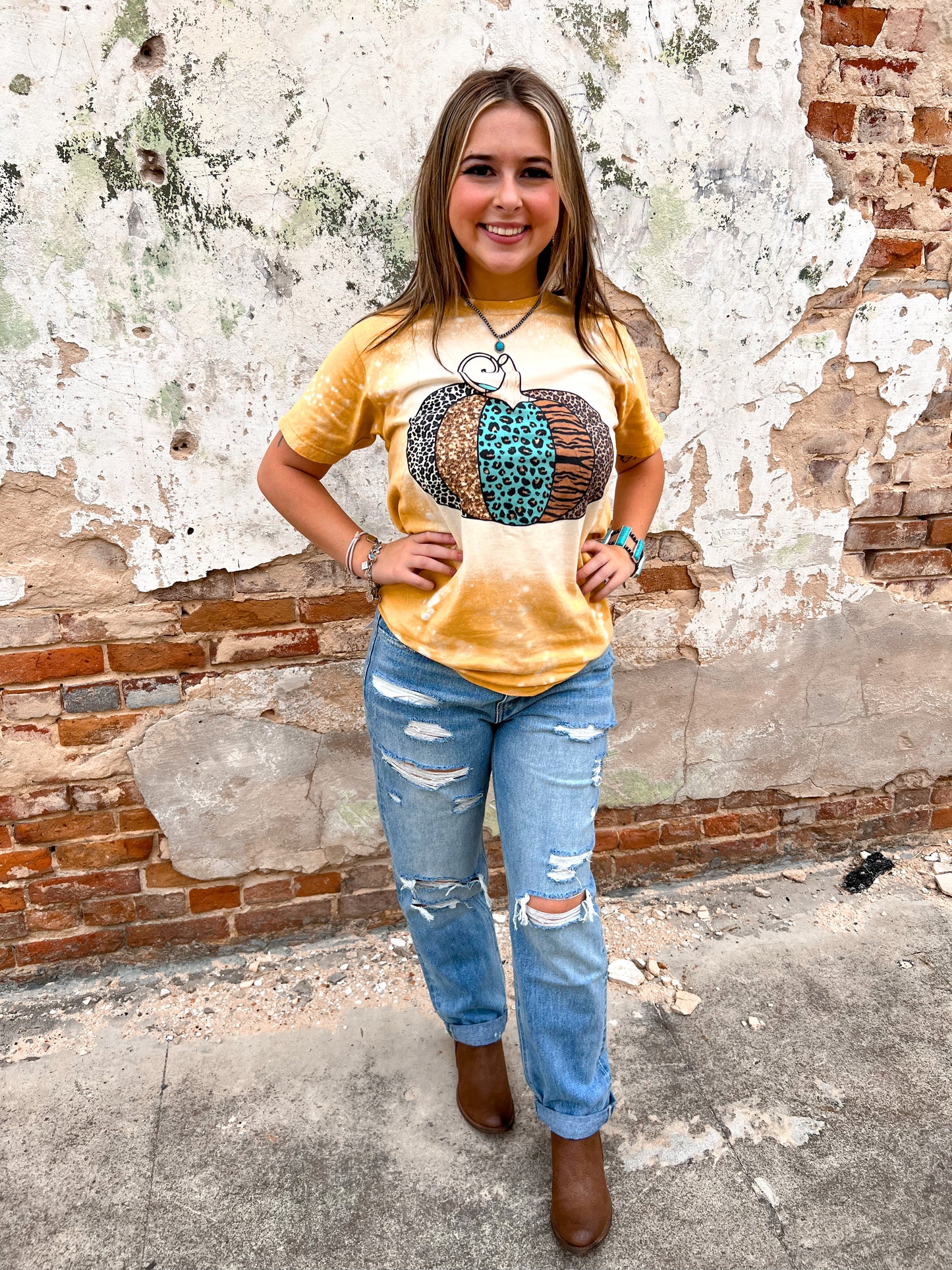 Wild About Fall Tee-T-Shirt-Bling-A-Gogo-09/12/23, 11/28/23 md, 1st md, pumpkin-The Twisted Chandelier