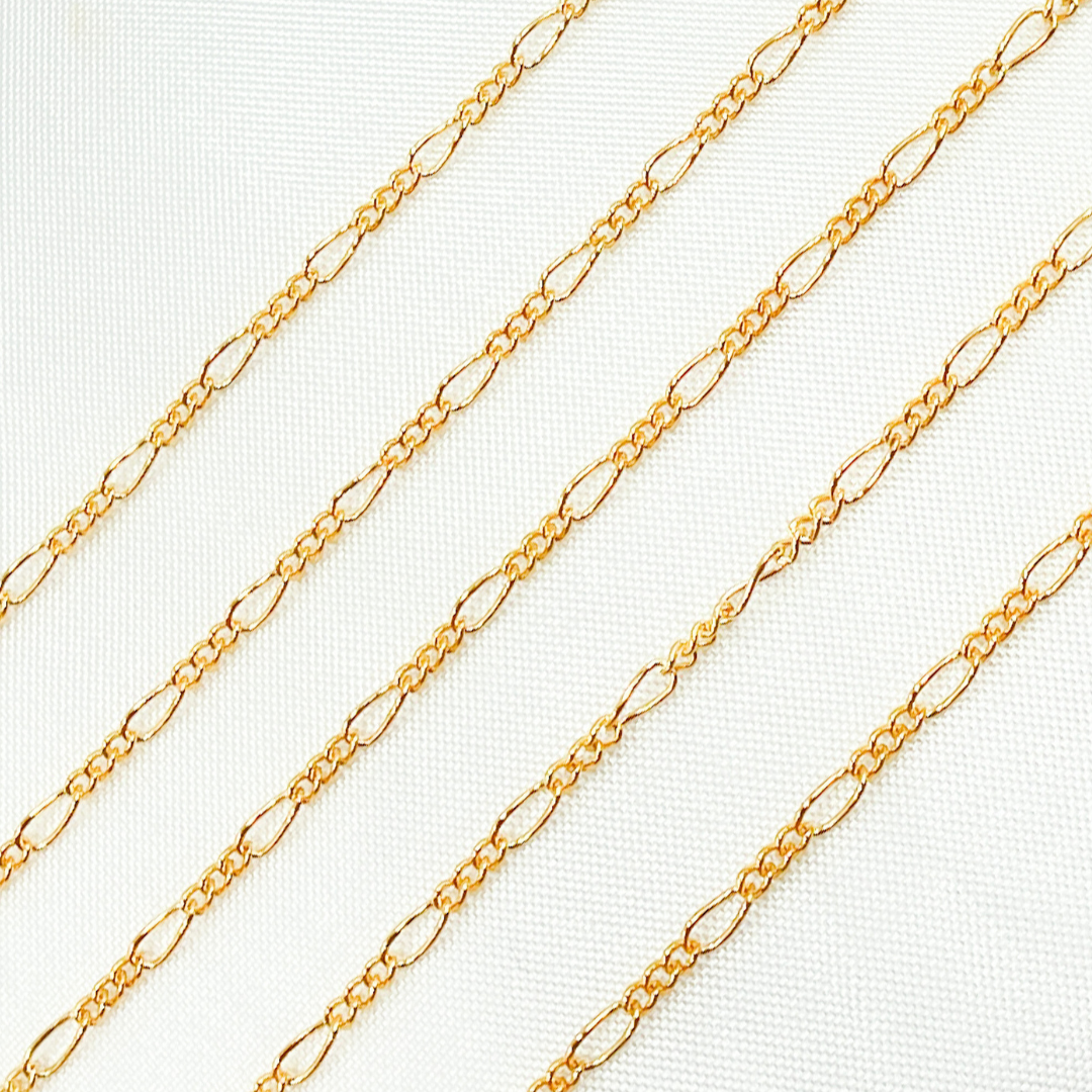 1631CGF. 14k Gold Filled Figaro Chain-Jewels & Chains-The Twisted Chandelier