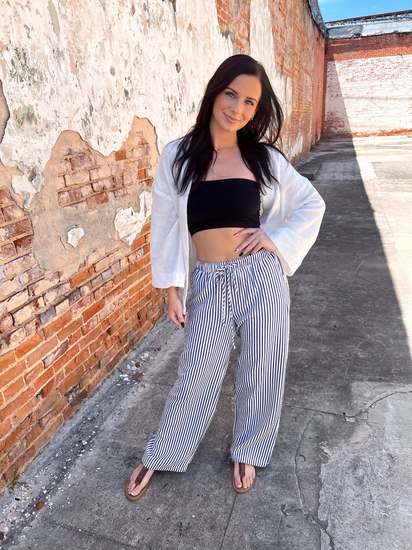 Monica Double Gauze Front Open Pocket Cardigan-Apparel & Accessories-HYFVE-BIN D3,FD 03/11/25,HF25C627-The Twisted Chandelier