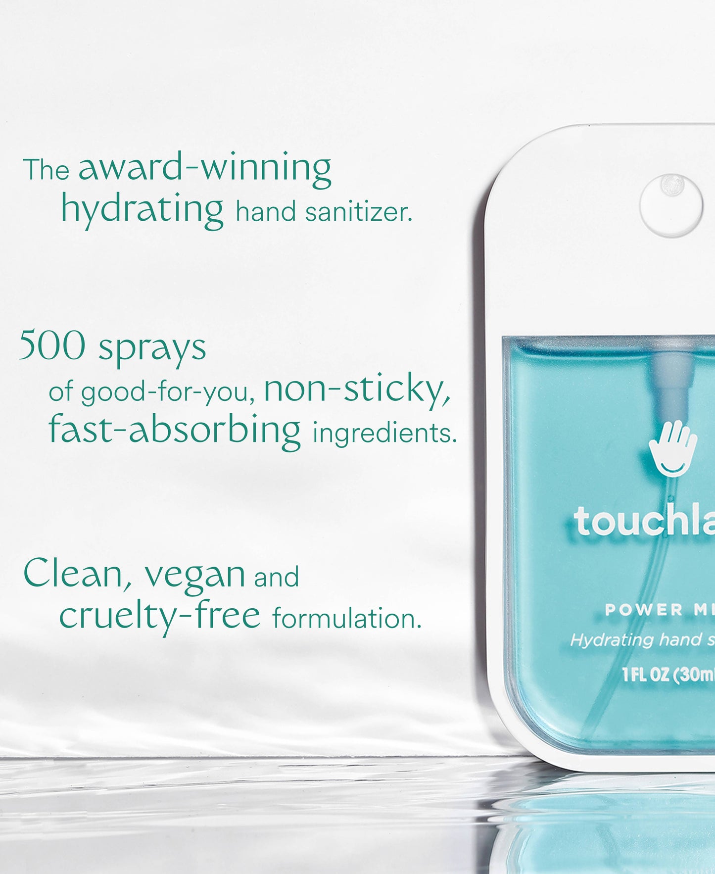 Touchland Power Mist Hand Sanitizer | Frosted Mint-Touchland--The Twisted Chandelier