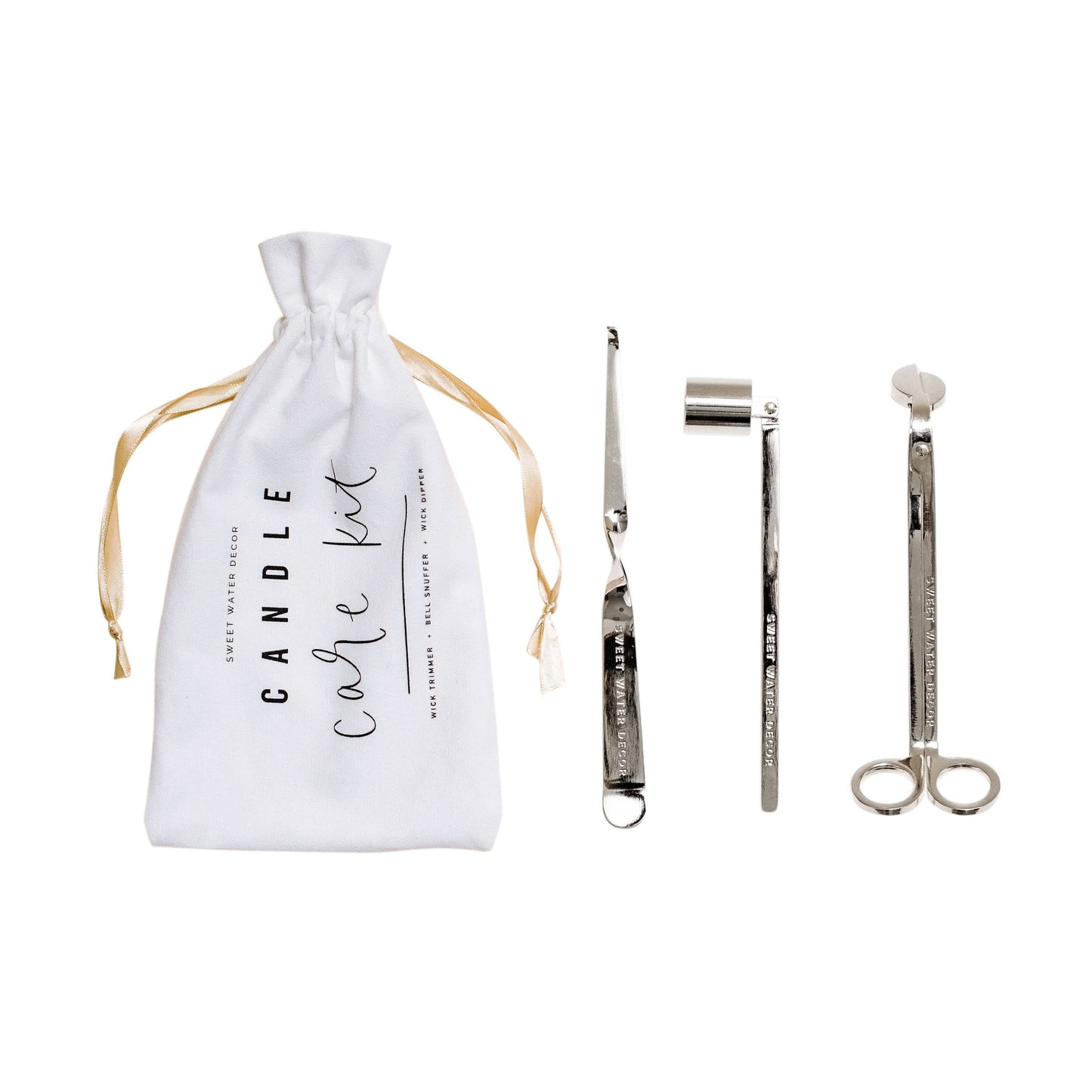 Silver Candle Care Kit - Home Decor & Gifts-Sweet Water Decor-FD 04/23/24-The Twisted Chandelier