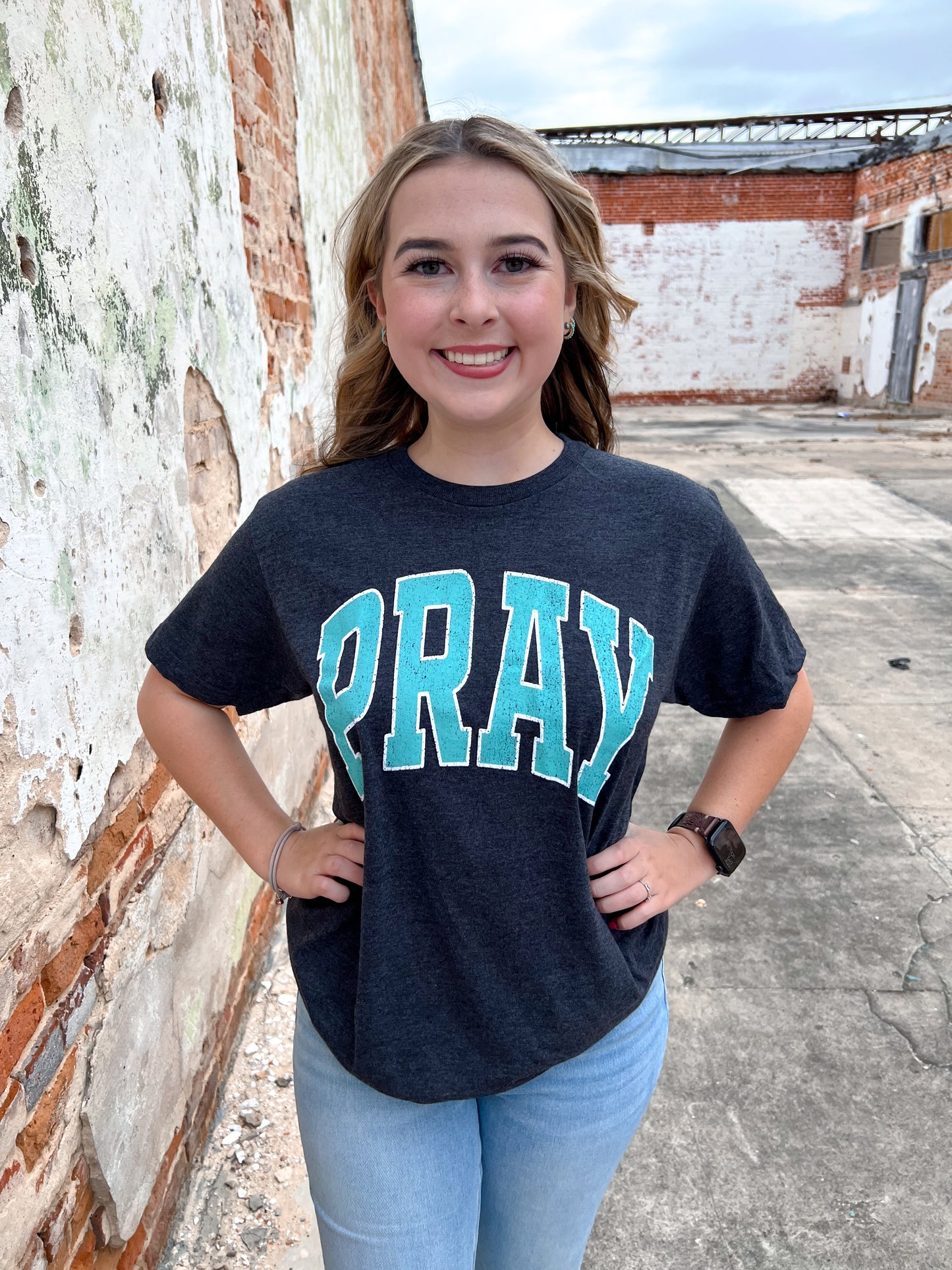 Pray Graphic Tee-Shirt-The Twisted Chandelier--The Twisted Chandelier