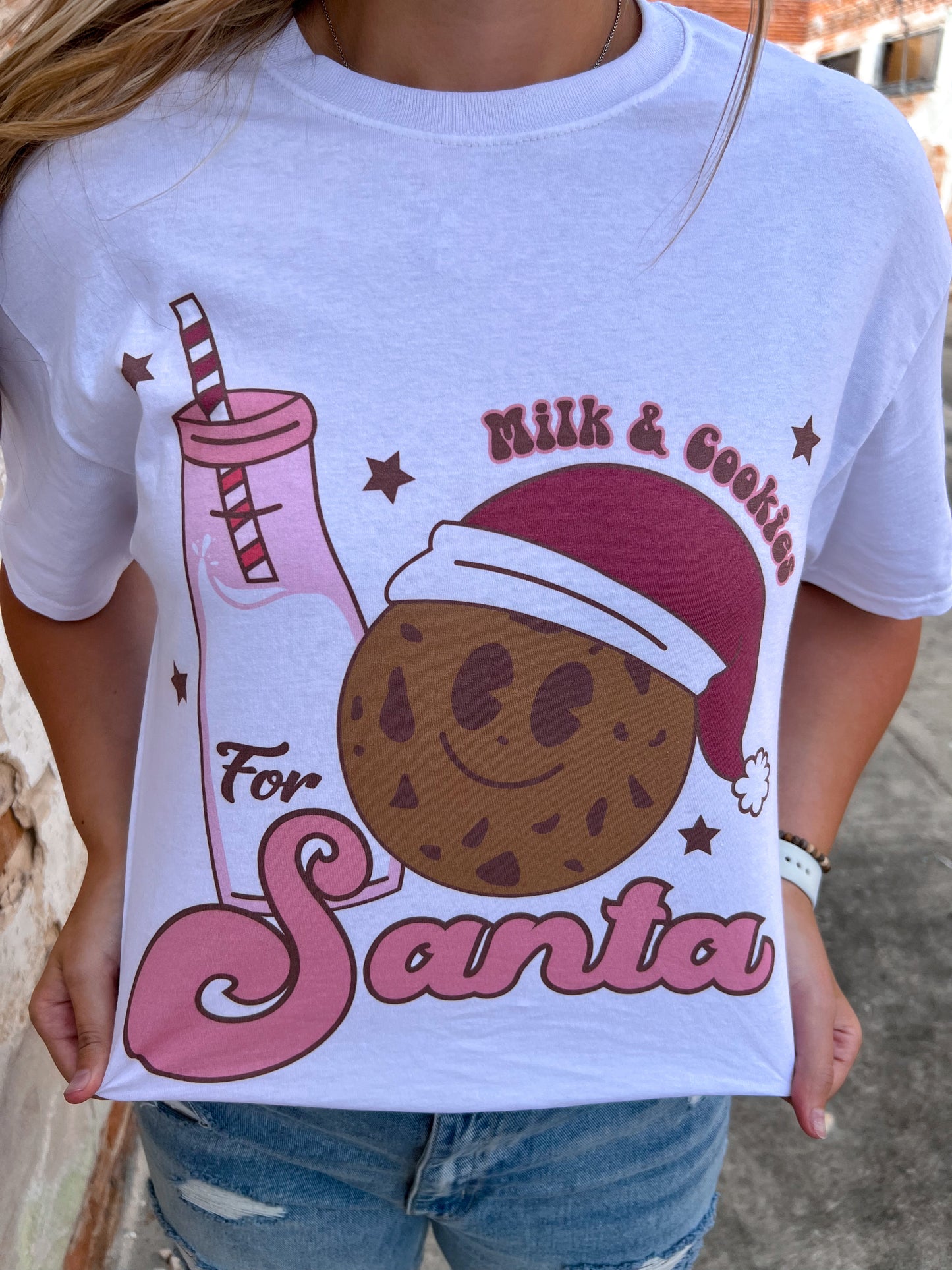 Milk and Cookies Graphic T-Shirt-Top-Tees2urdoor-Bin b6-The Twisted Chandelier
