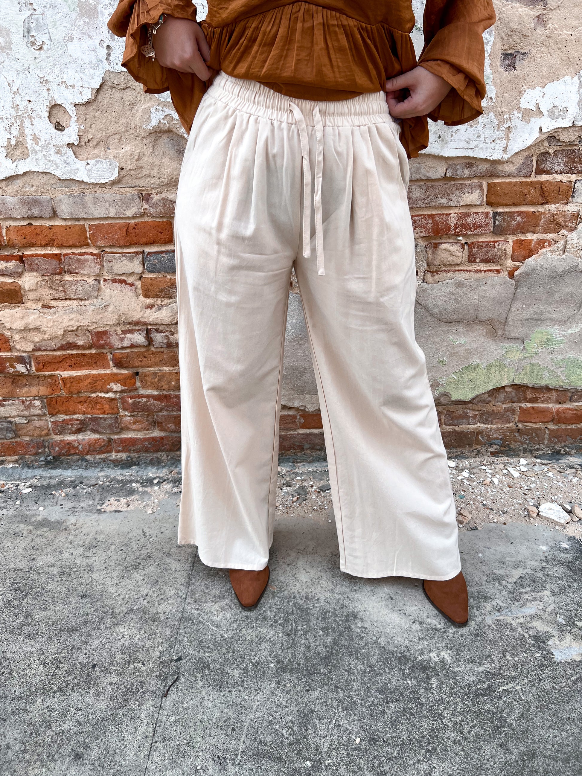 Marissa Wide Leg Pant - Linen-Linen-Heyson-05/15/24, 1st md, EP1069, Max Retail-The Twisted Chandelier