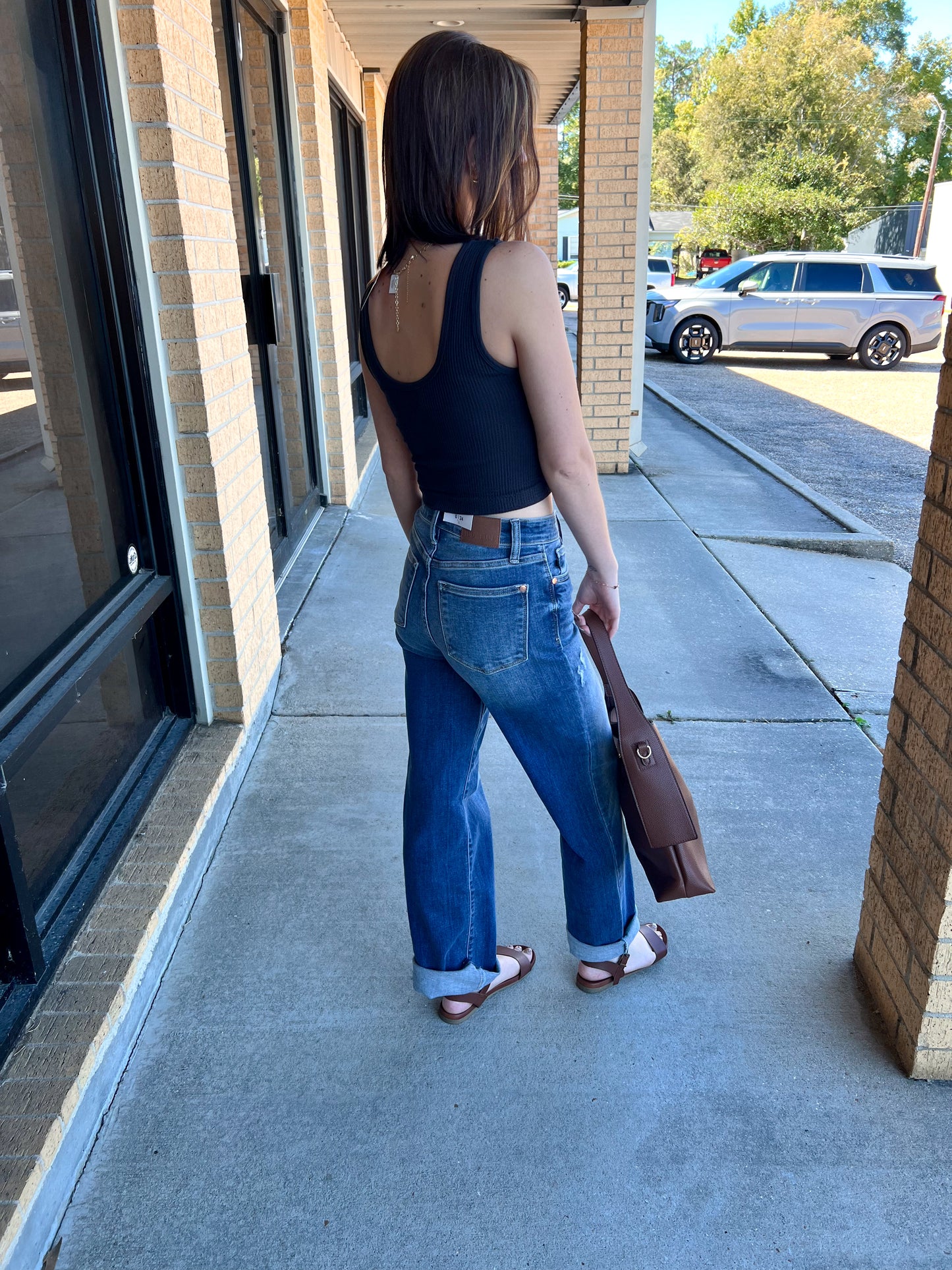 Roxie Dark Wash 90's Straight Leg-Judy Blue Jeans-BIN A2,bottoms,FD 08/26/25-The Twisted Chandelier