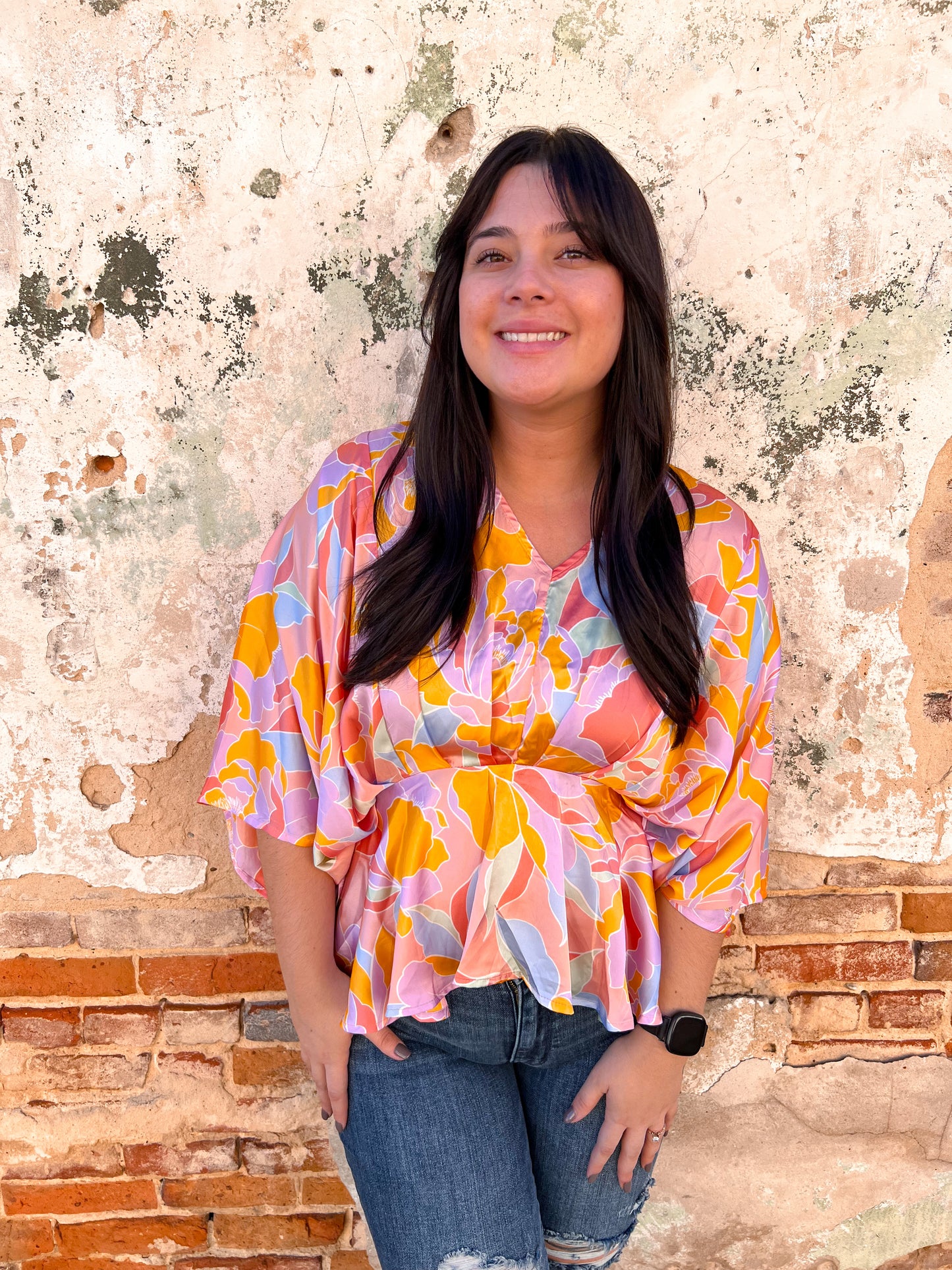 Jane Multi Color Blouse-BLOUSE TOP-Andree-16369-2, 1st md, 2nd md, FAVES, md 6/28, md 7/30-The Twisted Chandelier