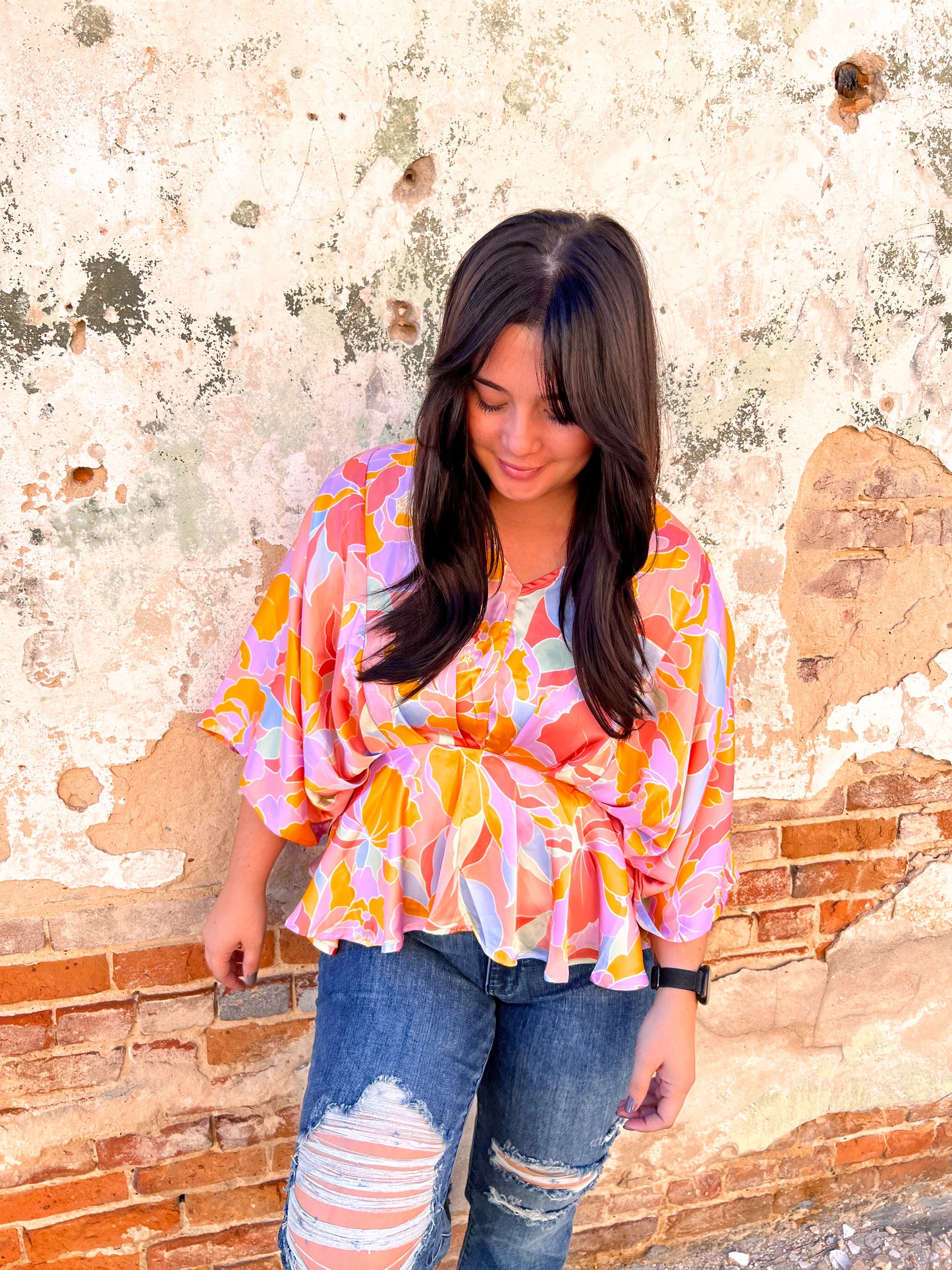 Jane Multi Color Blouse-BLOUSE TOP-Andree-16369-2, 1st md, 2nd md, FAVES, md 6/28, md 7/30-The Twisted Chandelier