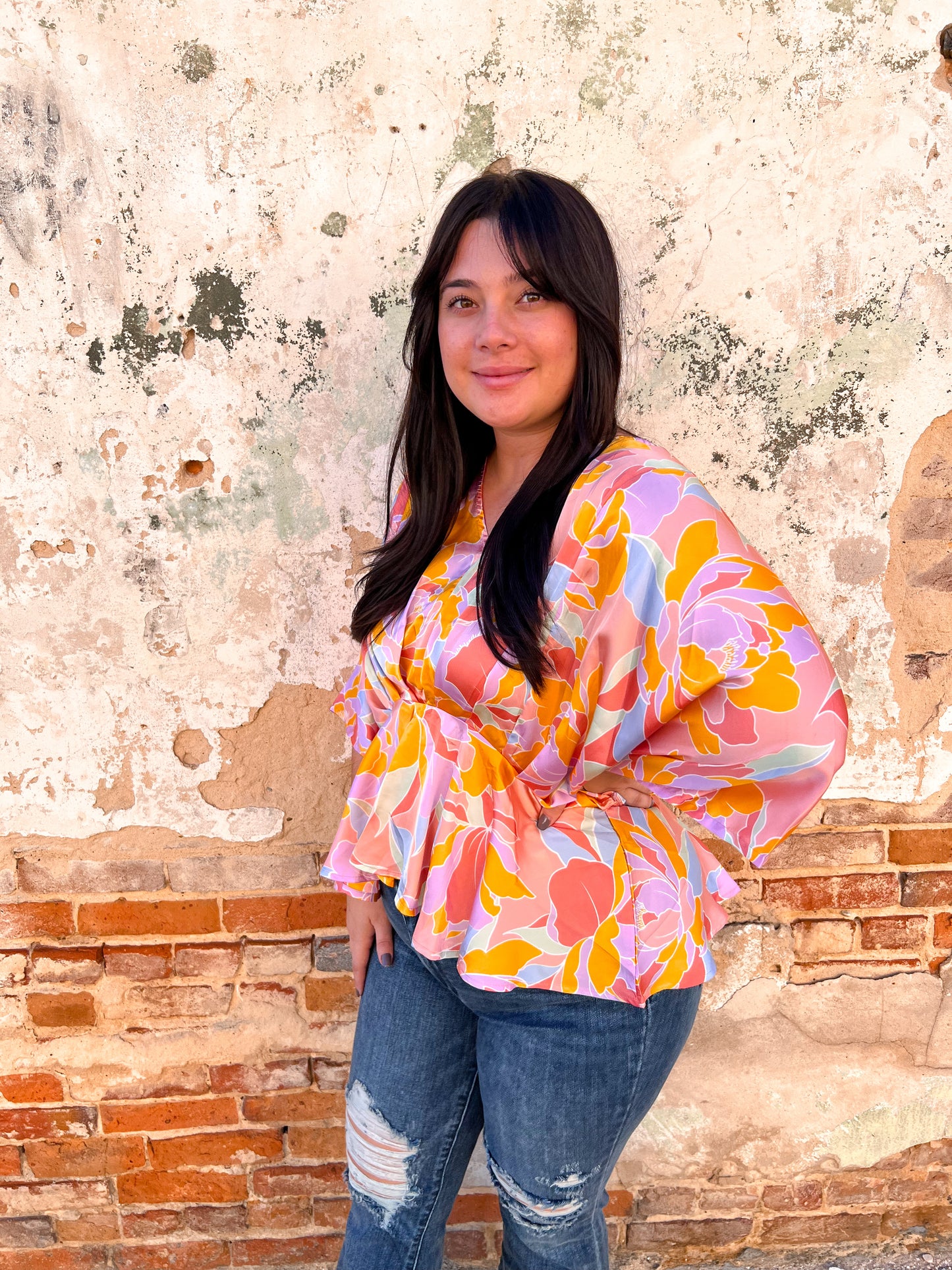 Jane Multi Color Blouse-BLOUSE TOP-Andree-16369-2, 1st md, 2nd md, FAVES, md 6/28, md 7/30-The Twisted Chandelier