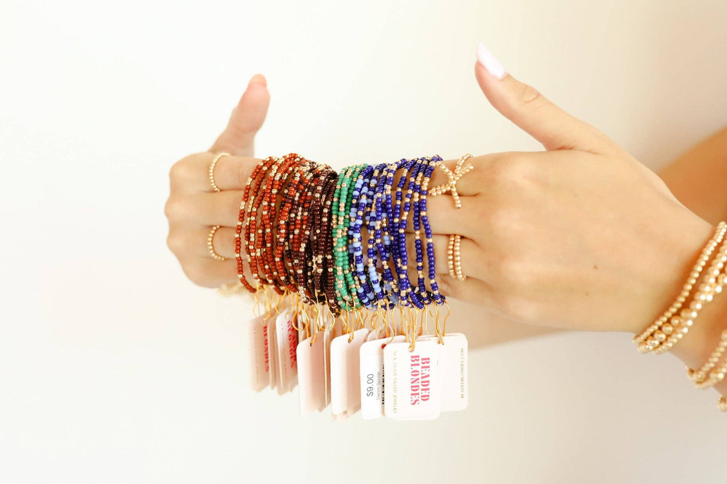 Kelly Green Sprinkle Bracelet-Beaded Blondes-The Twisted Chandelier