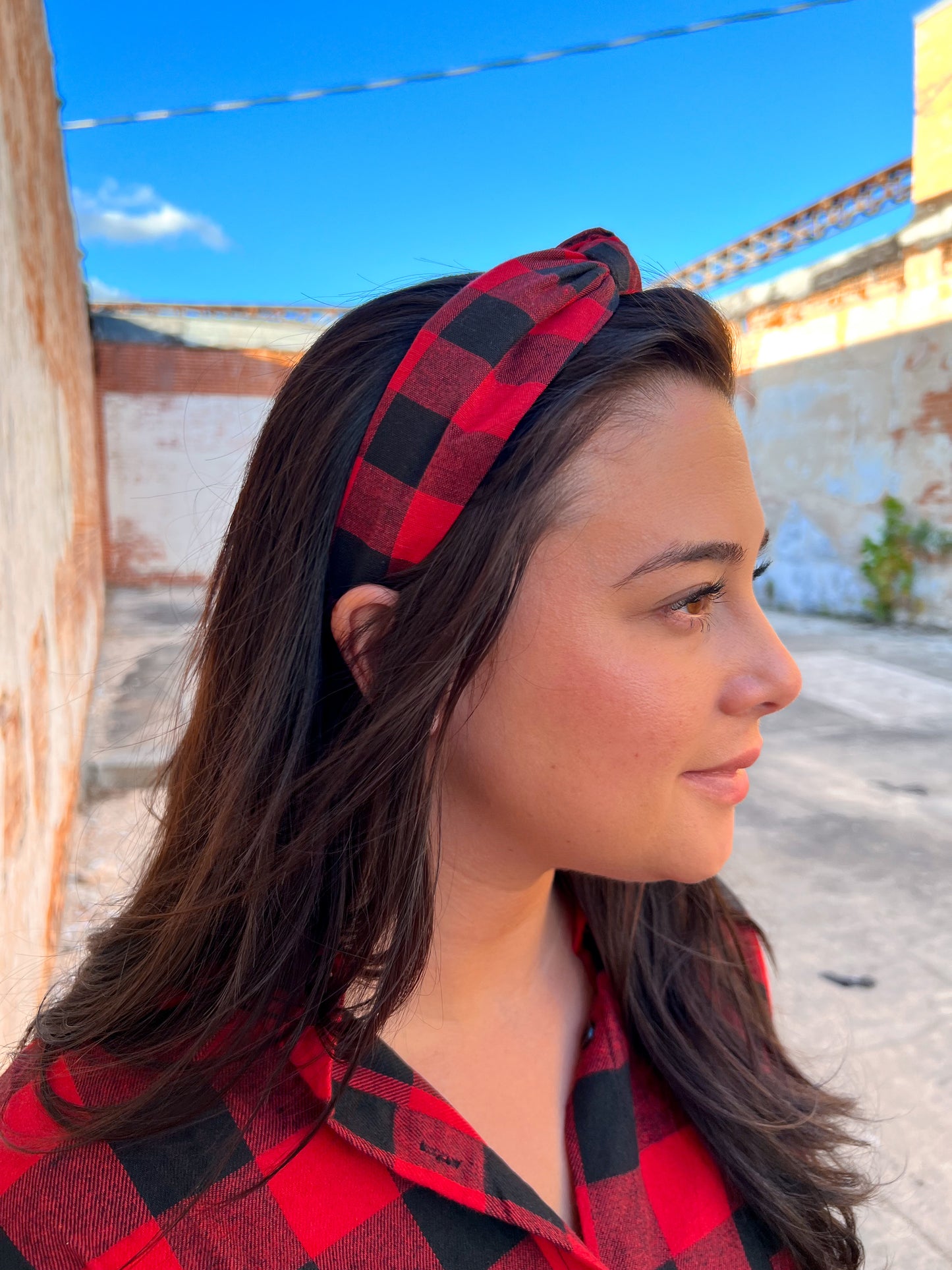 Bufflao Plaid Headband-Headband-Tees2urdoor--The Twisted Chandelier