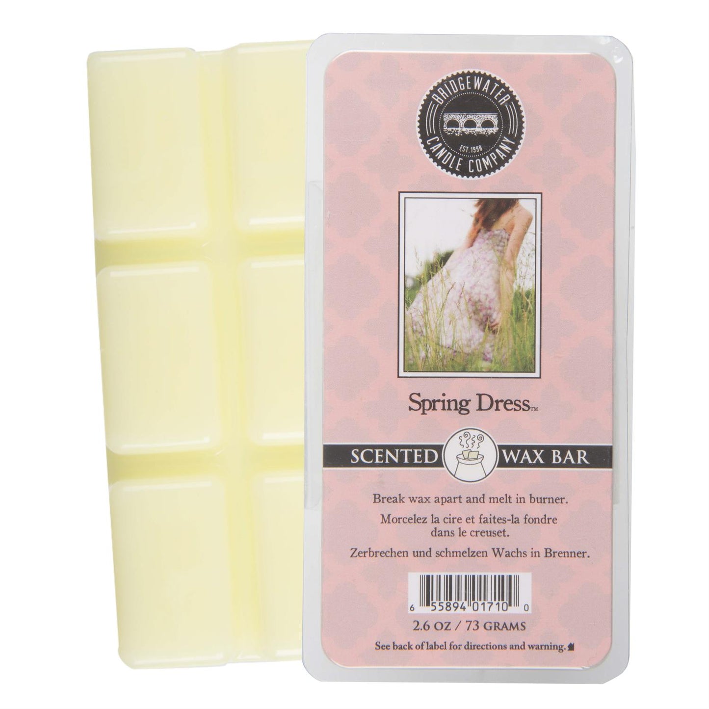 Bridgewater Scented Wax Bar Spring Dress-Candles-Bridgewater-1000002531,TTCB2549-The Twisted Chandelier