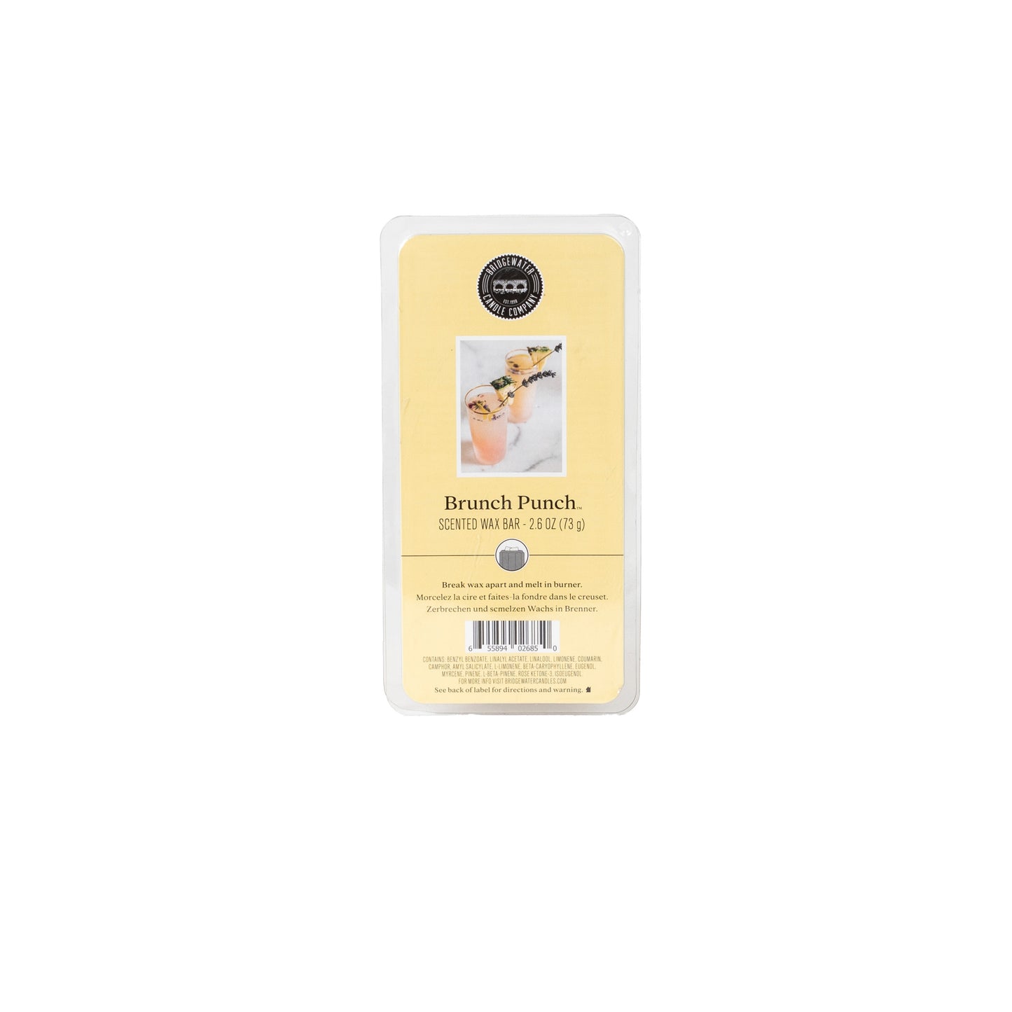 Bridgewater Scented Wax Bar Brunch Punch-Candles-Bridgewater-1000002531,TTCB2549-The Twisted Chandelier