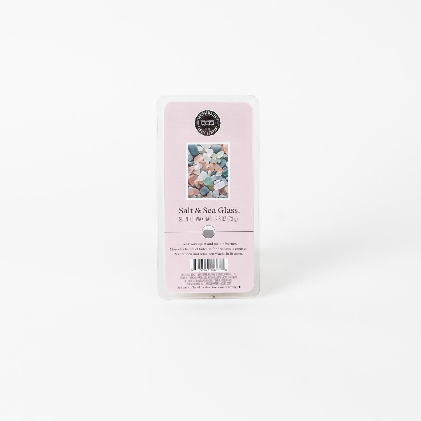 Bridgewater Scented Wax Bar Salt & Sea Glass-Candles-Bridgewater-1000002531,TTCB2549-The Twisted Chandelier