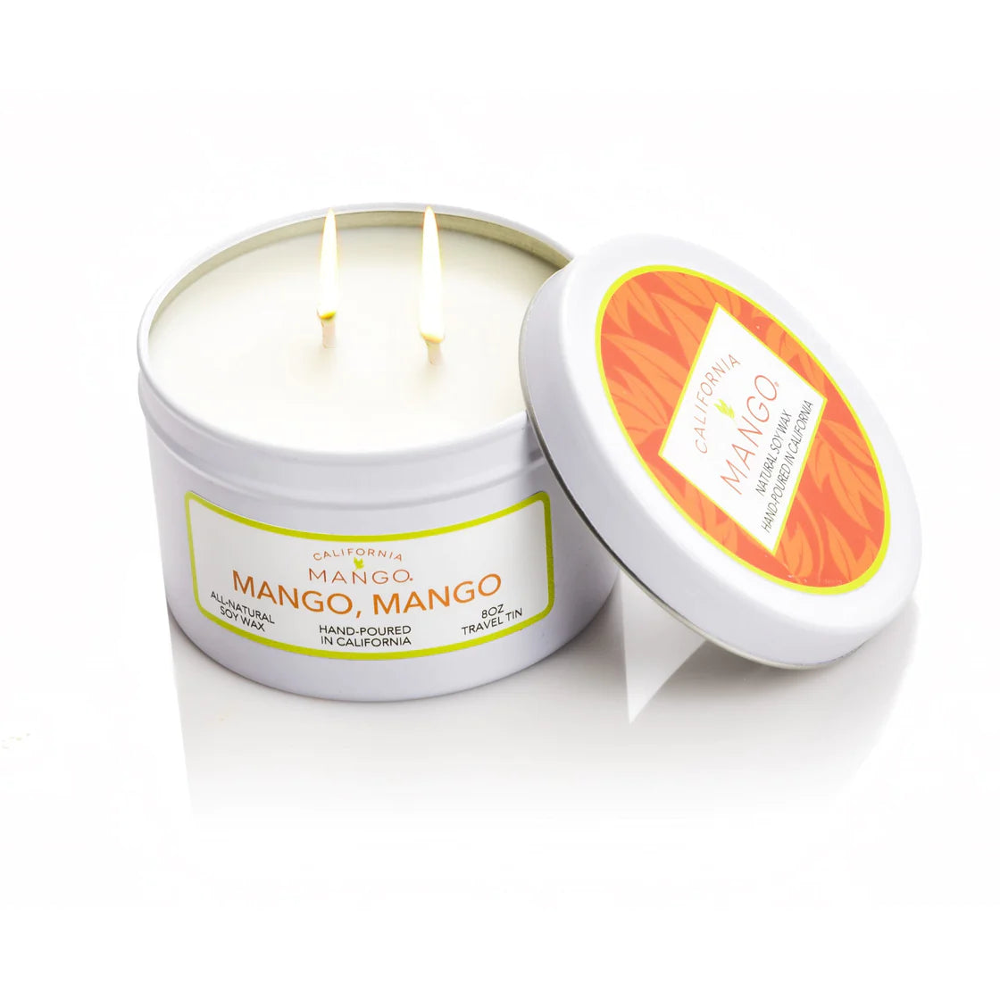 California Mango Mango Soy Candle - 8 oz.-Body Butter-California Mango--The Twisted Chandelier