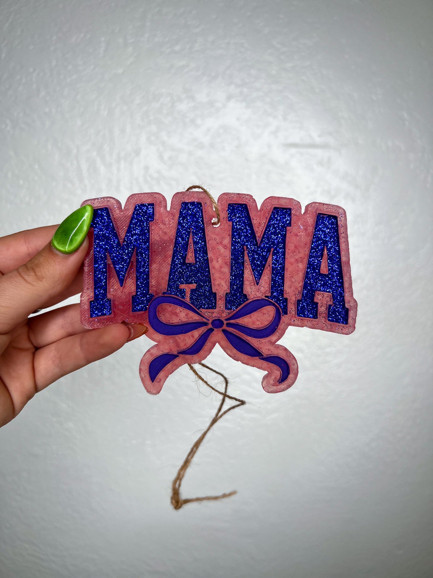 Mama with Bow Car Freshie-Southern Creek Wholesale-Endless love-Dark blue-The Twisted Chandelier