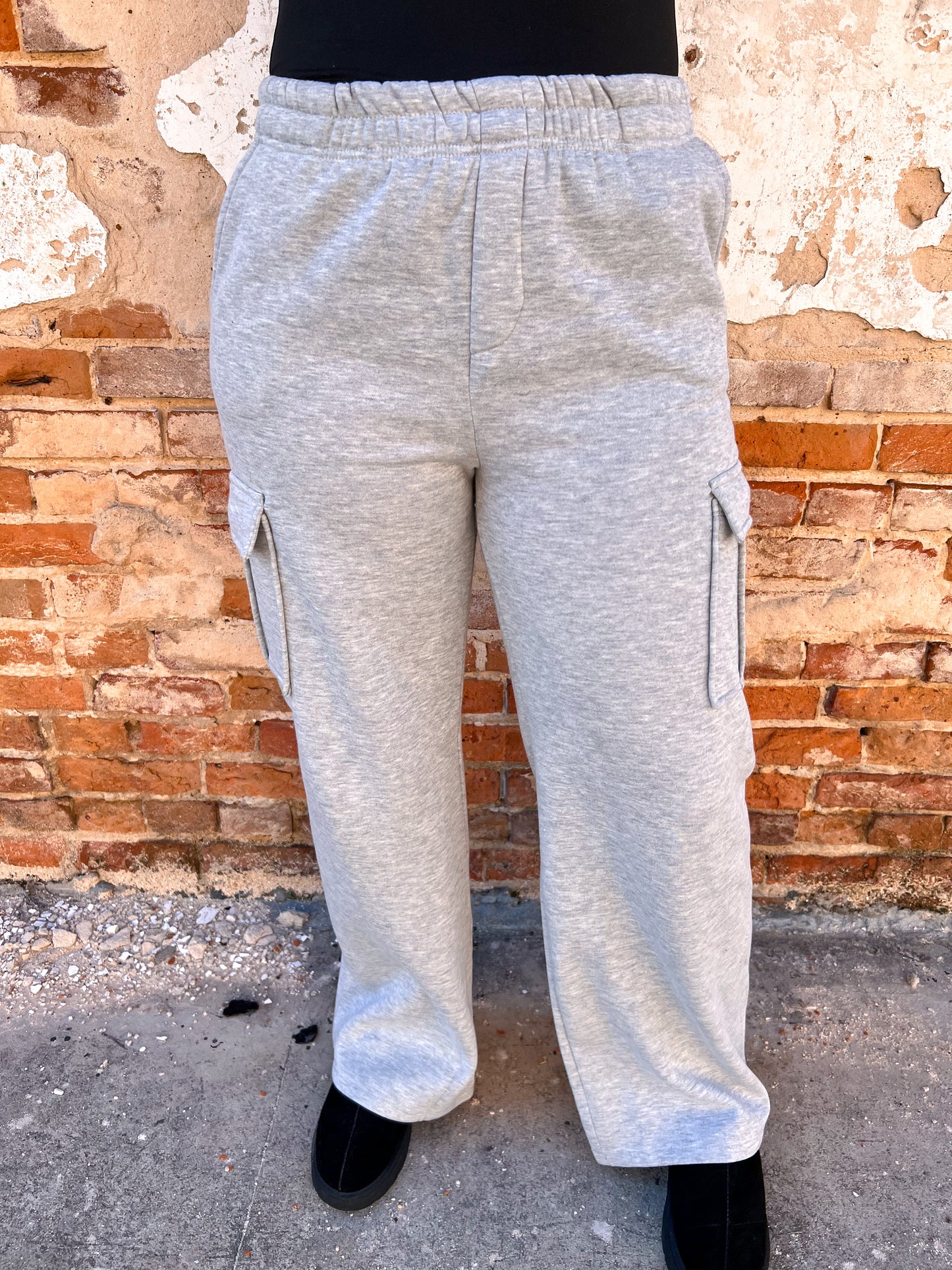 Vallie Solid Lounge Cargo Pants-Pants-ShopIrisBasic--The Twisted Chandelier