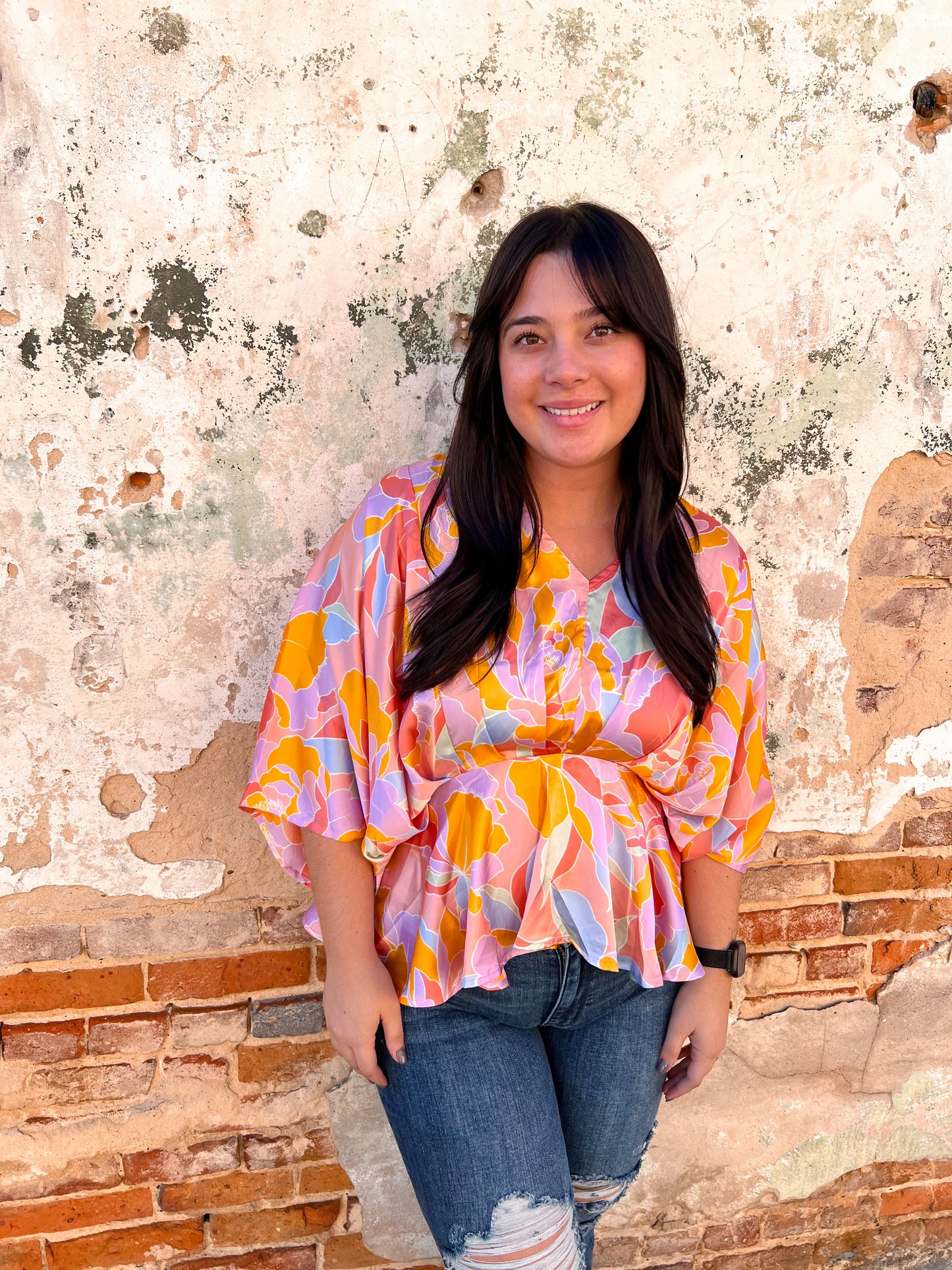 Jane Multi Color Blouse-BLOUSE TOP-Andree-16369-2, 1st md, 2nd md, FAVES, md 6/28, md 7/30-The Twisted Chandelier