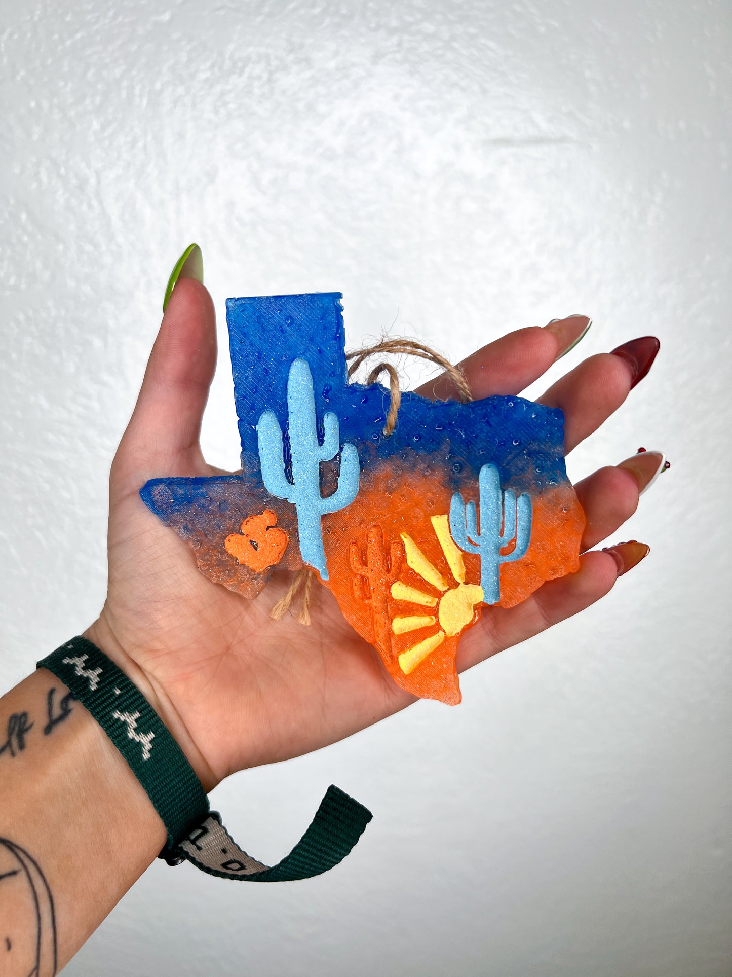 Sunset Texas Car Freshie-Southern Creek Wholesale-Sundrenched cowboy-Blue-The Twisted Chandelier