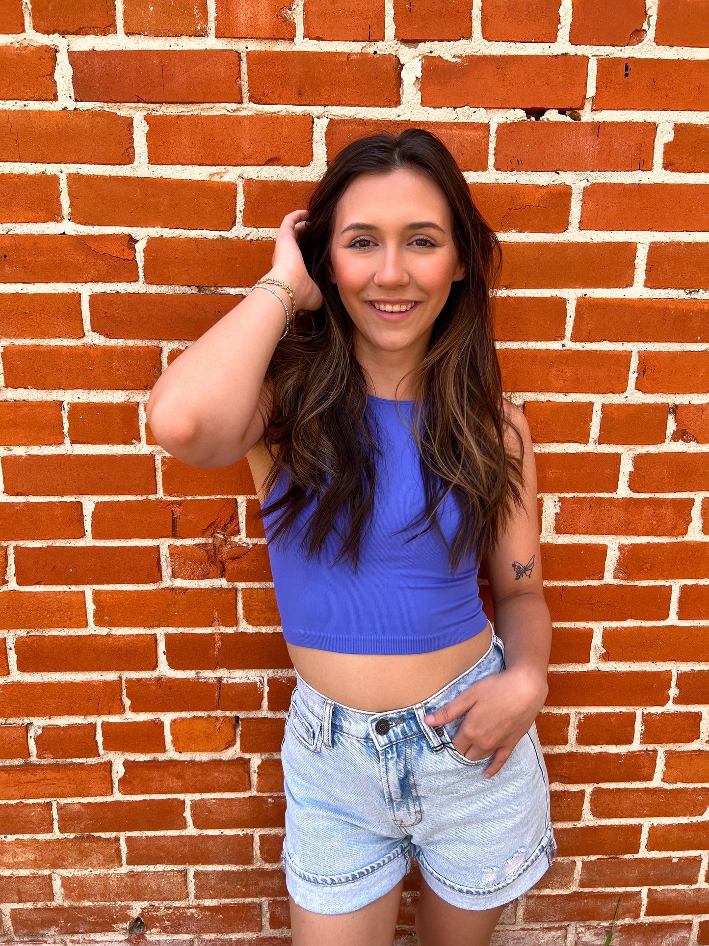 Tenley Casual Crew Neck Crop Top-By Together-08/13/25,Bin B5,FD 07/01/25,OGP 47.50,Tops Collection-The Twisted Chandelier