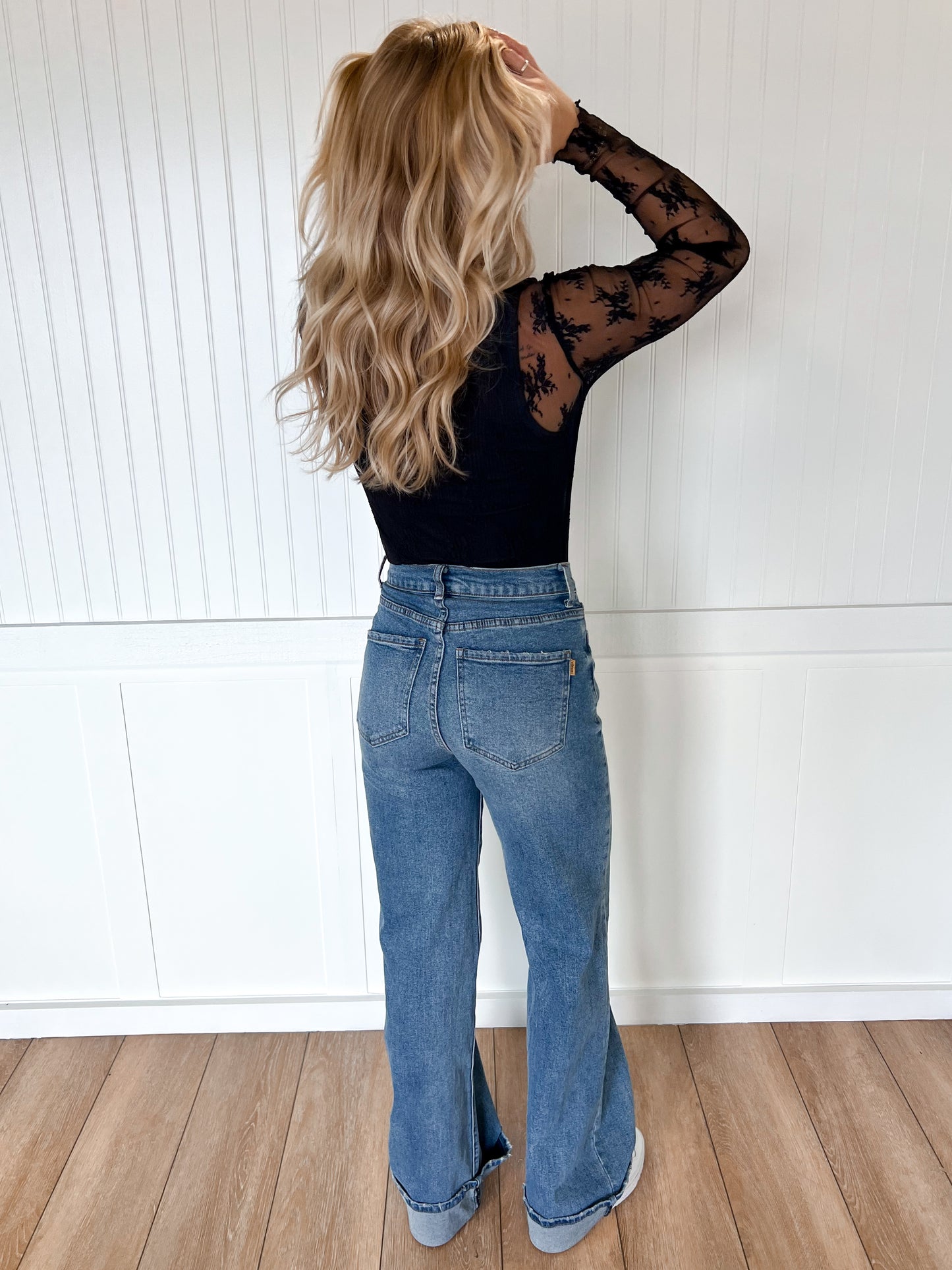 Lux Layering Floral Lace See Through Mesh Top Blouse | Black-Sheer Top-ZENANA-rodeo,Tops Collection-The Twisted Chandelier