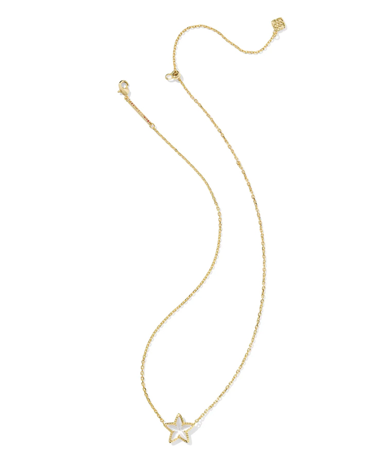 Kendra Scott Cassidy Short Pendant Necklace Gold Ivory Mother Of Pearl-Necklaces-Kendra Scott-FD 05/07/25,N01065GLD-The Twisted Chandelier