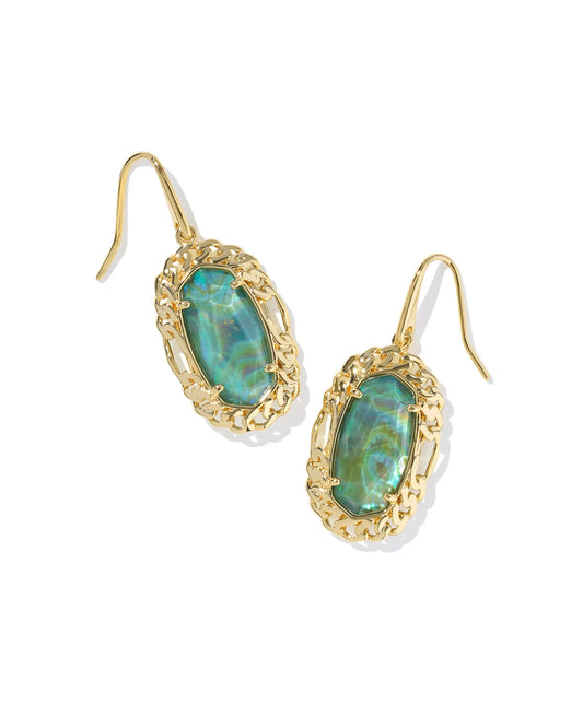 Kendra Scott Dani Figaro Frame Drop Earrings Gold Deep Aqua Illusion-Earrings-Kendra Scott-E00795GLD,Sale Kendra Scott-The Twisted Chandelier