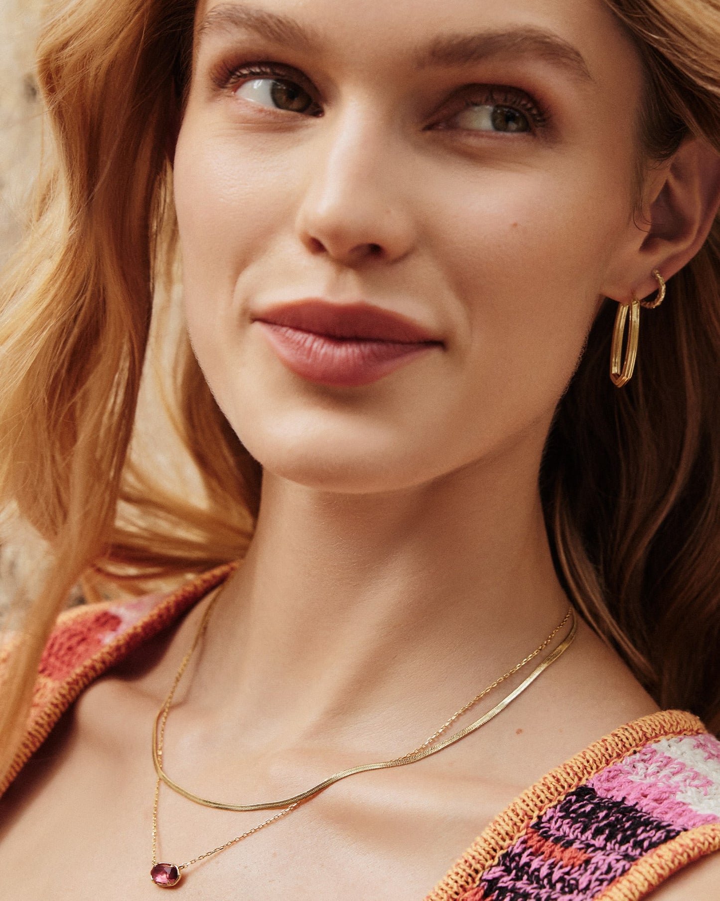 Kendra Scott Heather Hoop Earrings Gold-Earrings-Kendra Scott-E00161GLD-The Twisted Chandelier