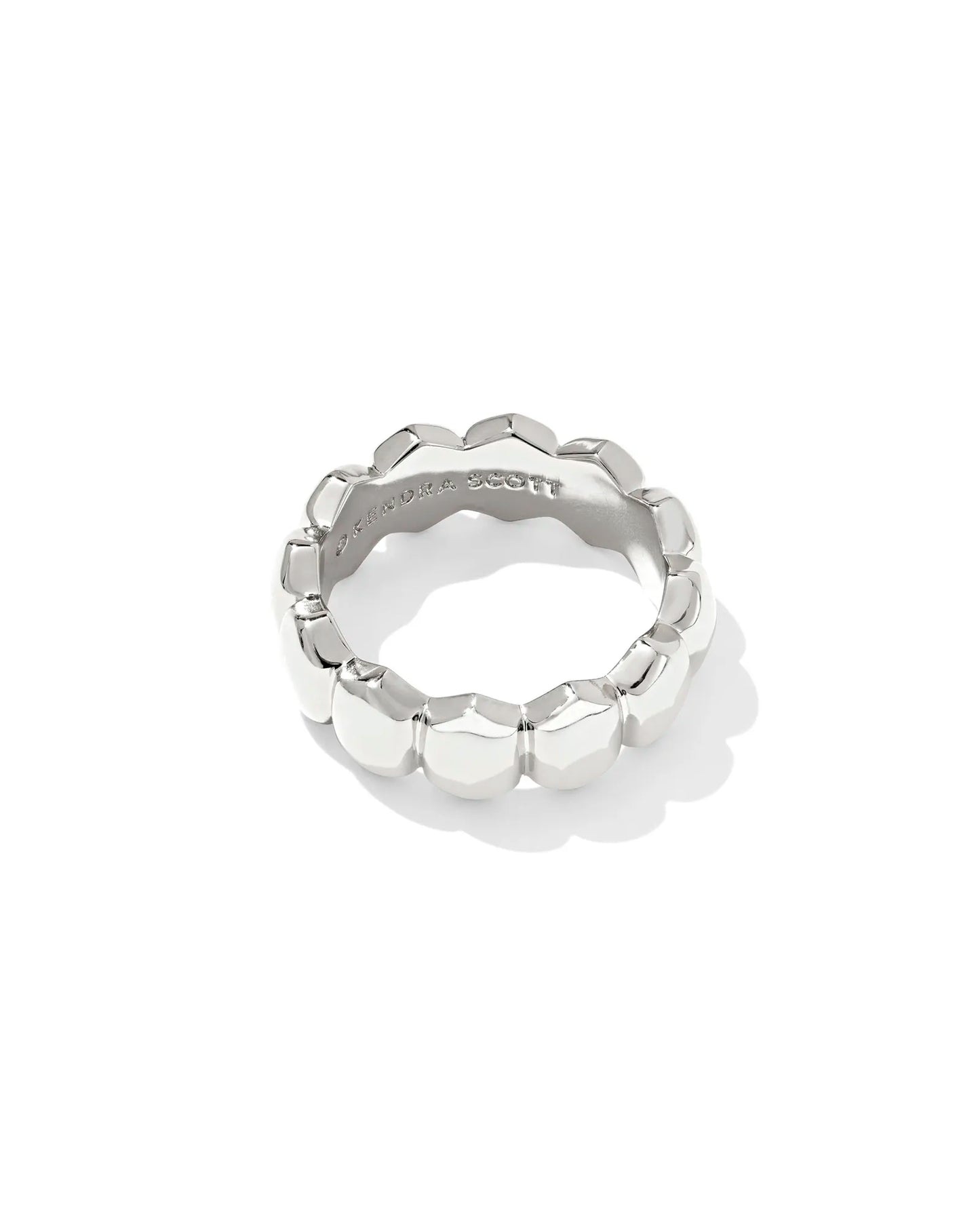 Kendra Scott Kaitlin Band Ring Silver 7-Rings-Kendra Scott-08/21/25,R00155RHD-The Twisted Chandelier