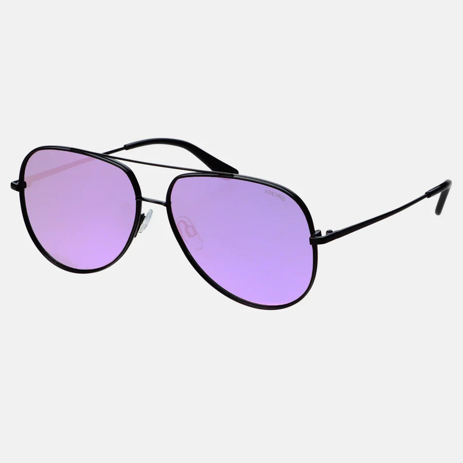 Freyrs Sunglasses - Max Black/Lavender-Aviators-FREYRS EYEWEAR-148-1, FAVES-The Twisted Chandelier
