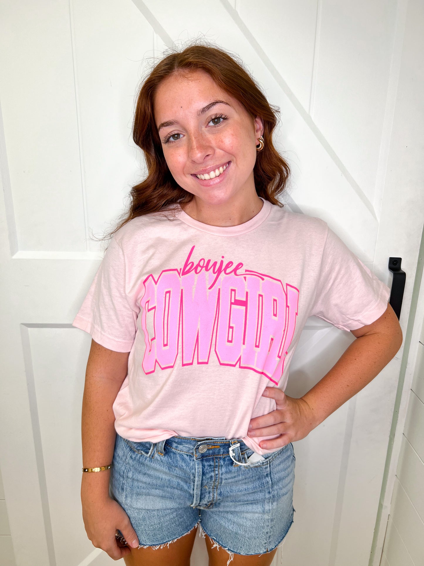 Boujee Cowgirl Graphic Tee-Graphic T-Shirt-The Twisted Chandelier--The Twisted Chandelier