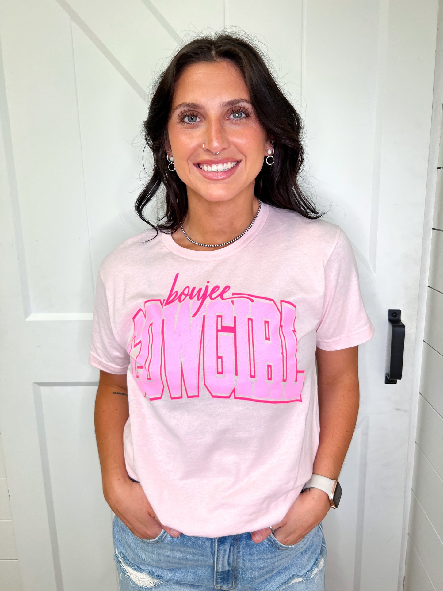 Boujee Cowgirl Graphic Tee-Graphic T-Shirt-The Twisted Chandelier--The Twisted Chandelier