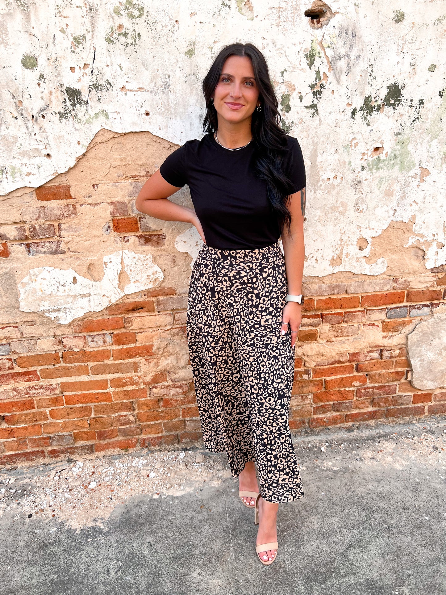 Ollie Leopard Print Circle Skirt-Skirt-jodifl-7/31/23, FAVES, H20470-1-The Twisted Chandelier