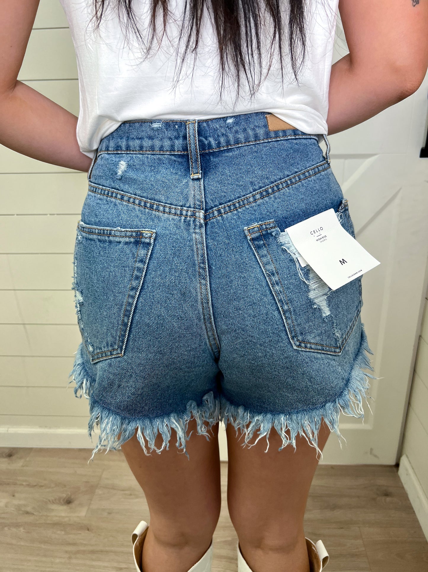 Lesley Loose Fit Super High Rise V-Shape Shorts-Shorts-Cello-09/06/23, 1st md, 2nd md, 8/09/23 md, shorts-The Twisted Chandelier