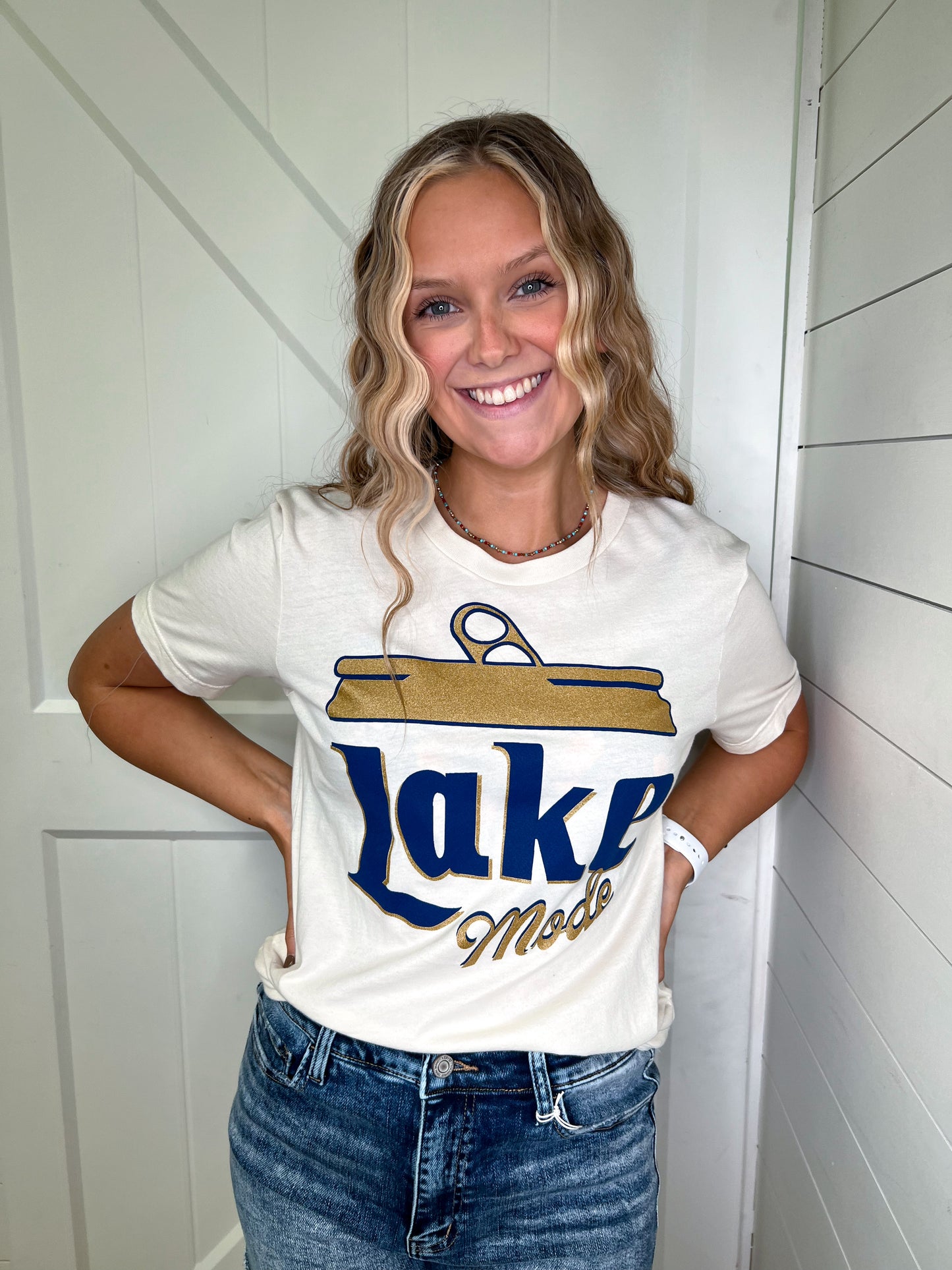 Lake Mode Graphic Tee - Cream-Apparel & Accessories-Kissed Apparel-4/12/22, 5343P2-3001-SCR, APRIL2022, bin t6-The Twisted Chandelier