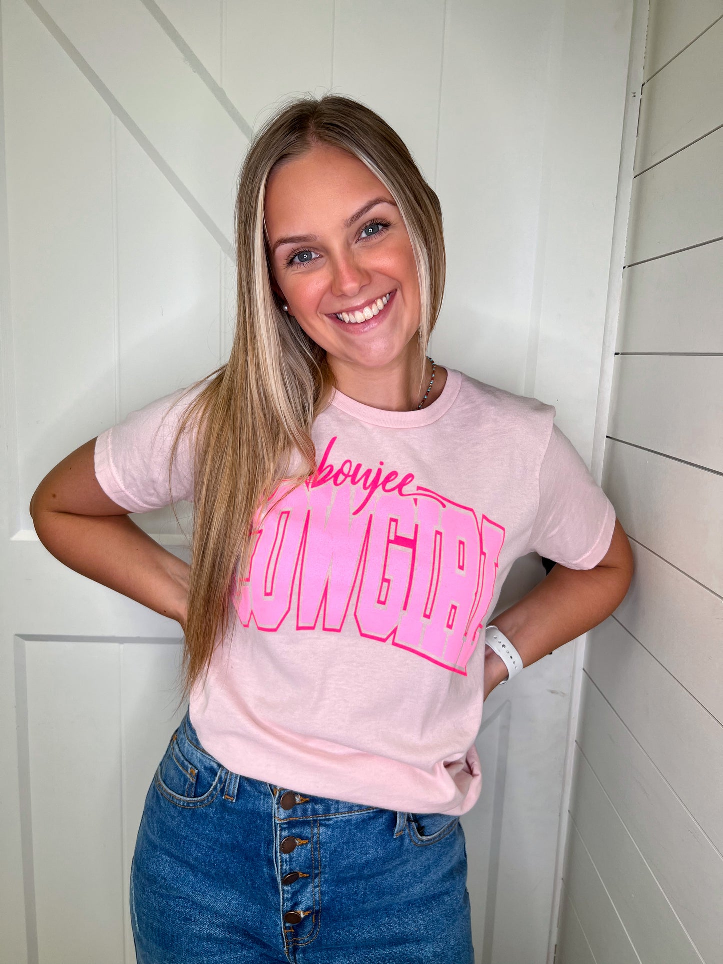 Boujee Cowgirl Graphic Tee-Graphic T-Shirt-The Twisted Chandelier--The Twisted Chandelier