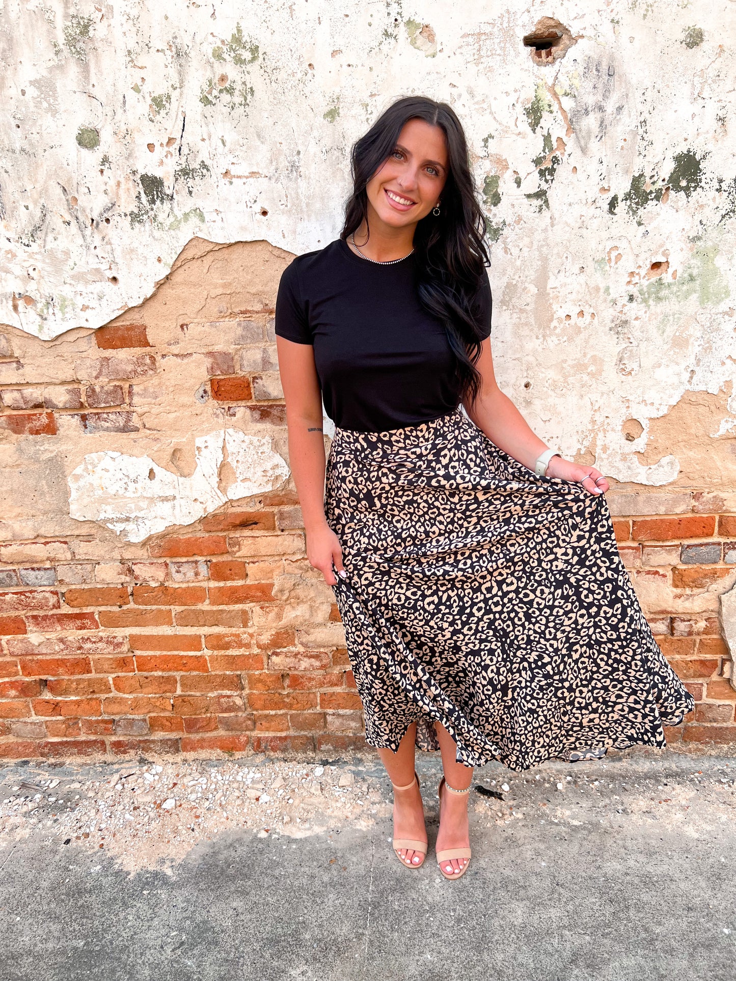 Ollie Leopard Print Circle Skirt-Skirt-jodifl-7/31/23, FAVES, H20470-1-The Twisted Chandelier