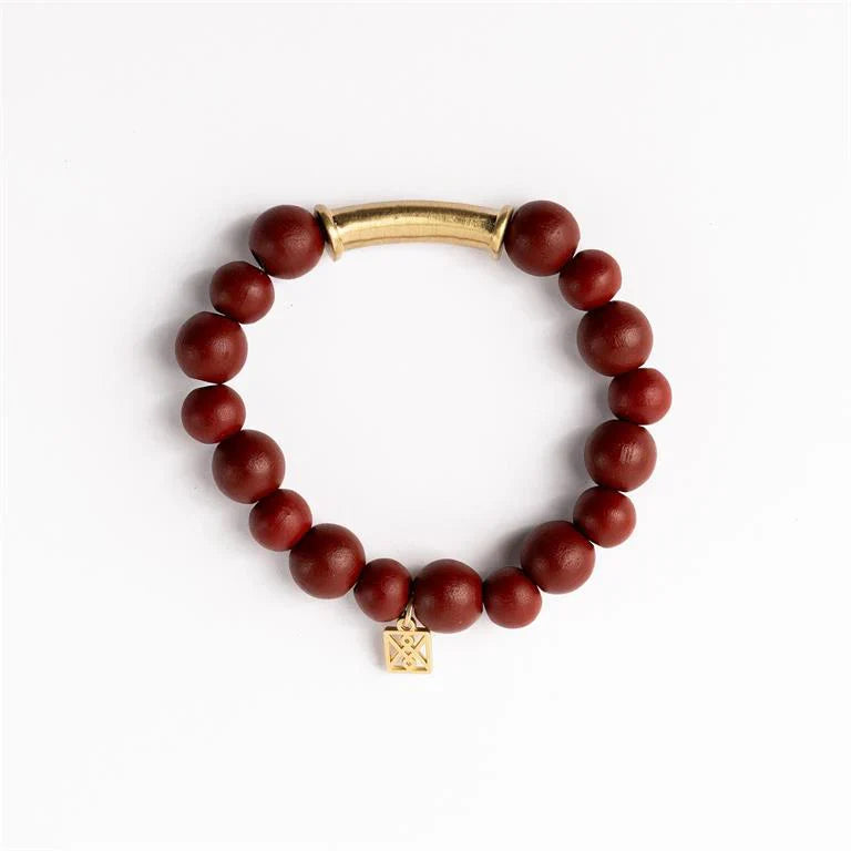 Michelle McDowell Karina Bracelet - Gameday Maroon-Bracelets-Michelle McDowell-gameday-The Twisted Chandelier