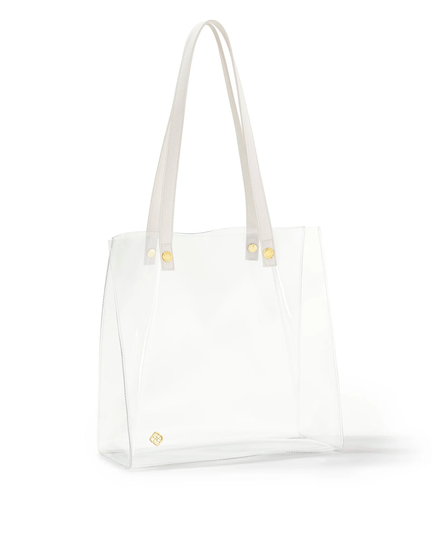 Kendra Scott Clear Tote Gold Clear-Tote-Kendra Scott-A2113, BIN E3-The Twisted Chandelier